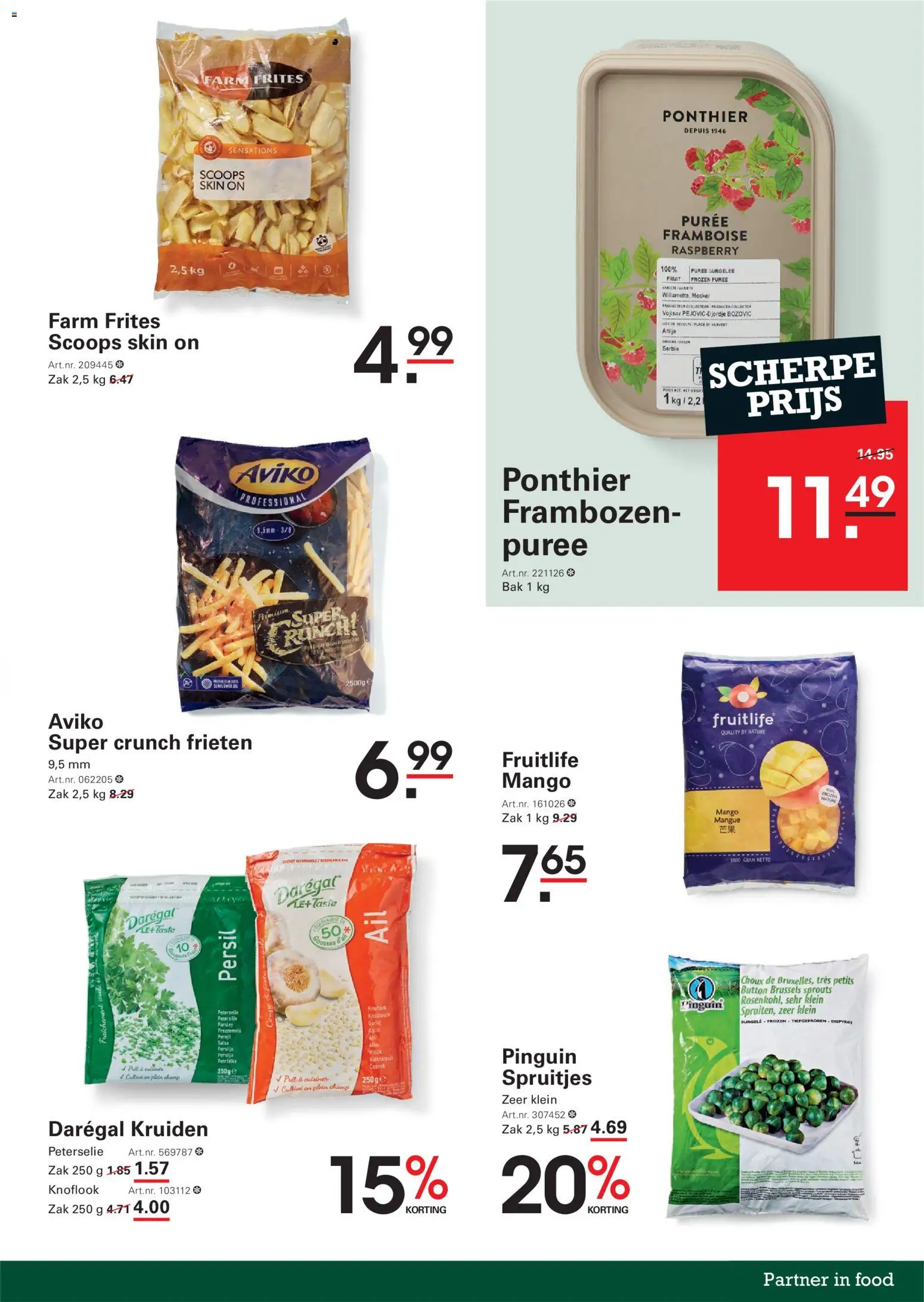 {H1} | Pagina: 19 | Producten: Kész piskótalap, Knoflook, Mango, Frambozen