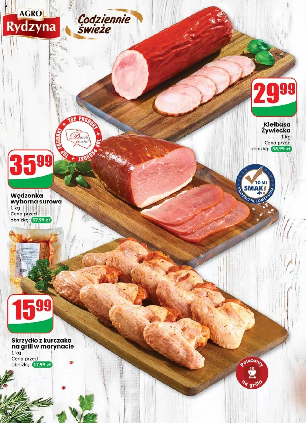 Dino Gazetka od 17.09.2025 | Strona: 32 | Produkty: Kiełbasa, Top, Grill