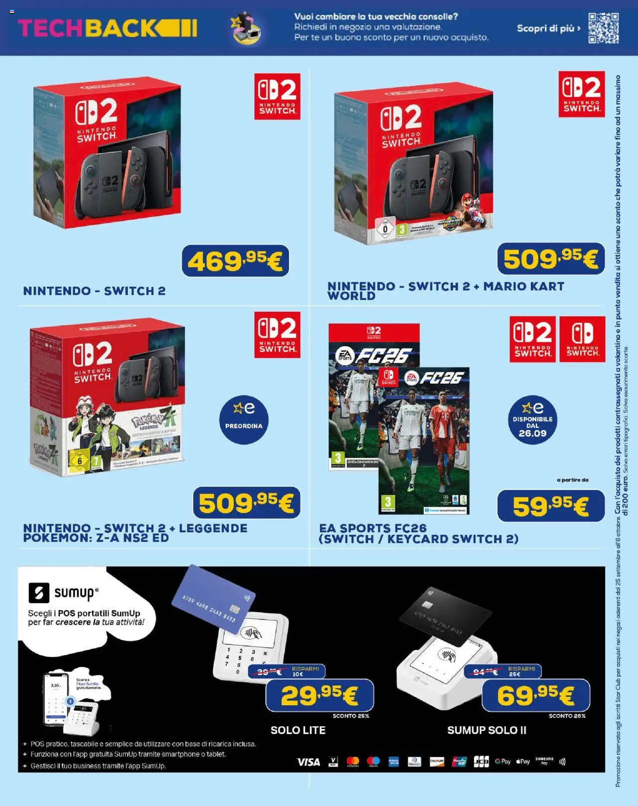 Volantino Euronics del 25.09.2025 | Pagina: 15 | Prodotti: Tè, Smartphone, Samsung
