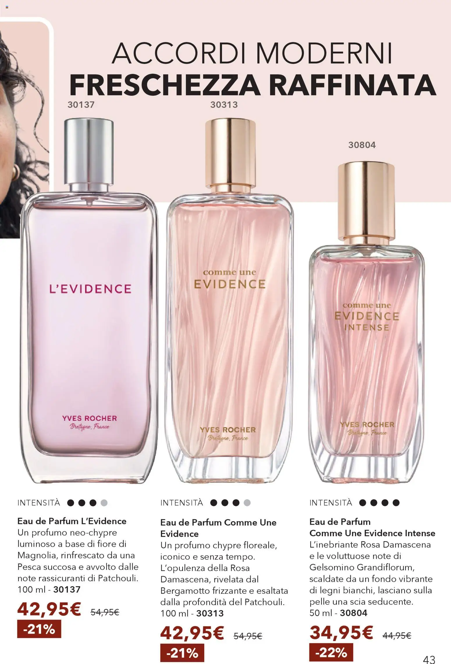 Volantino Yves Rocher del 17.02.2026 | Pagina: 43 | Prodotti: Pesca, Profumo