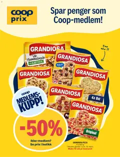 Forhåndsvisning av Coop Prix kundeavis gyldig fra 09.03.2026