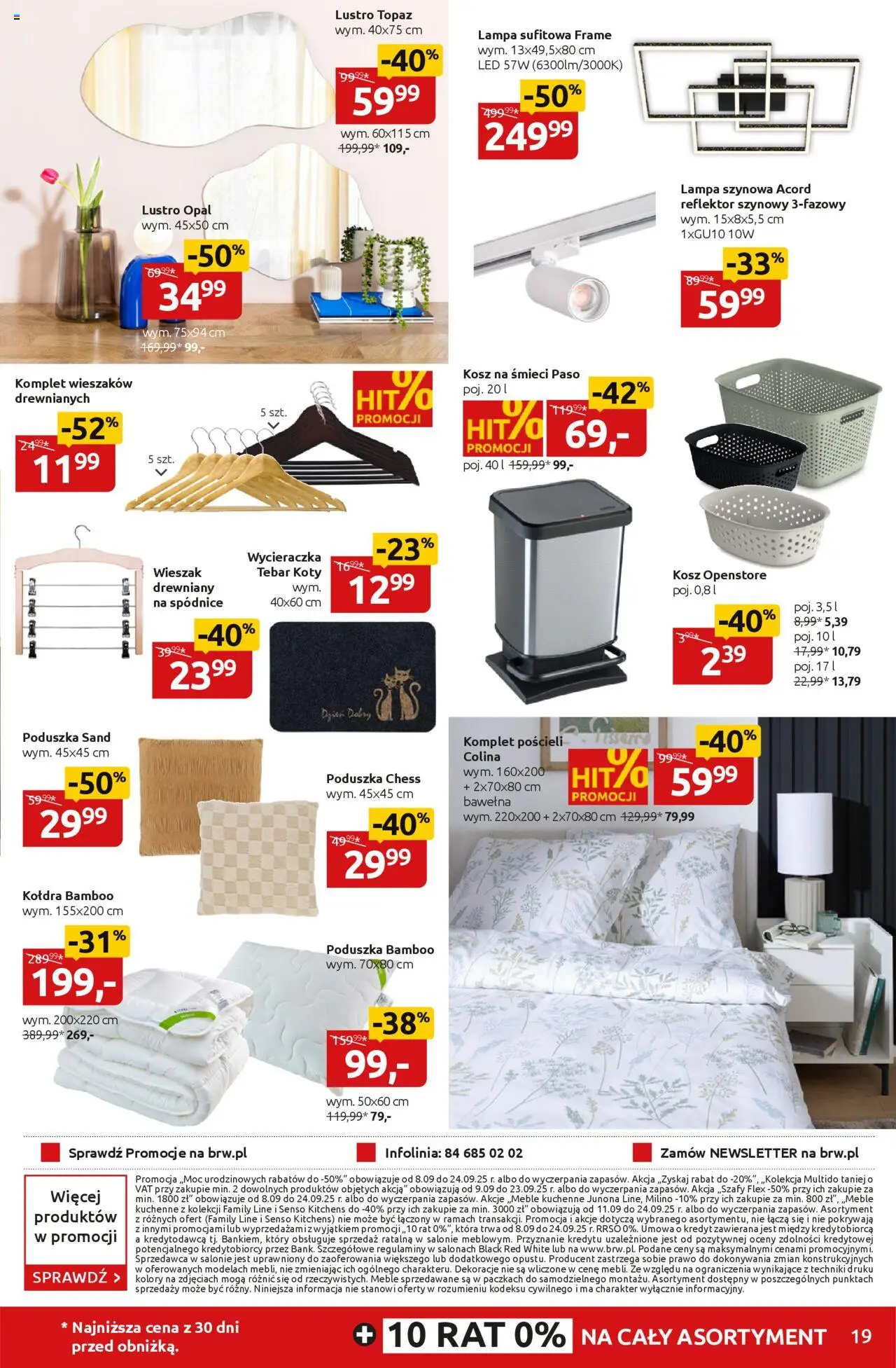 Black Red White promocje od 08.09.2025 | Strona: 19 | Produkty: Spódnice, Poduszka, Lampa, Kołdra