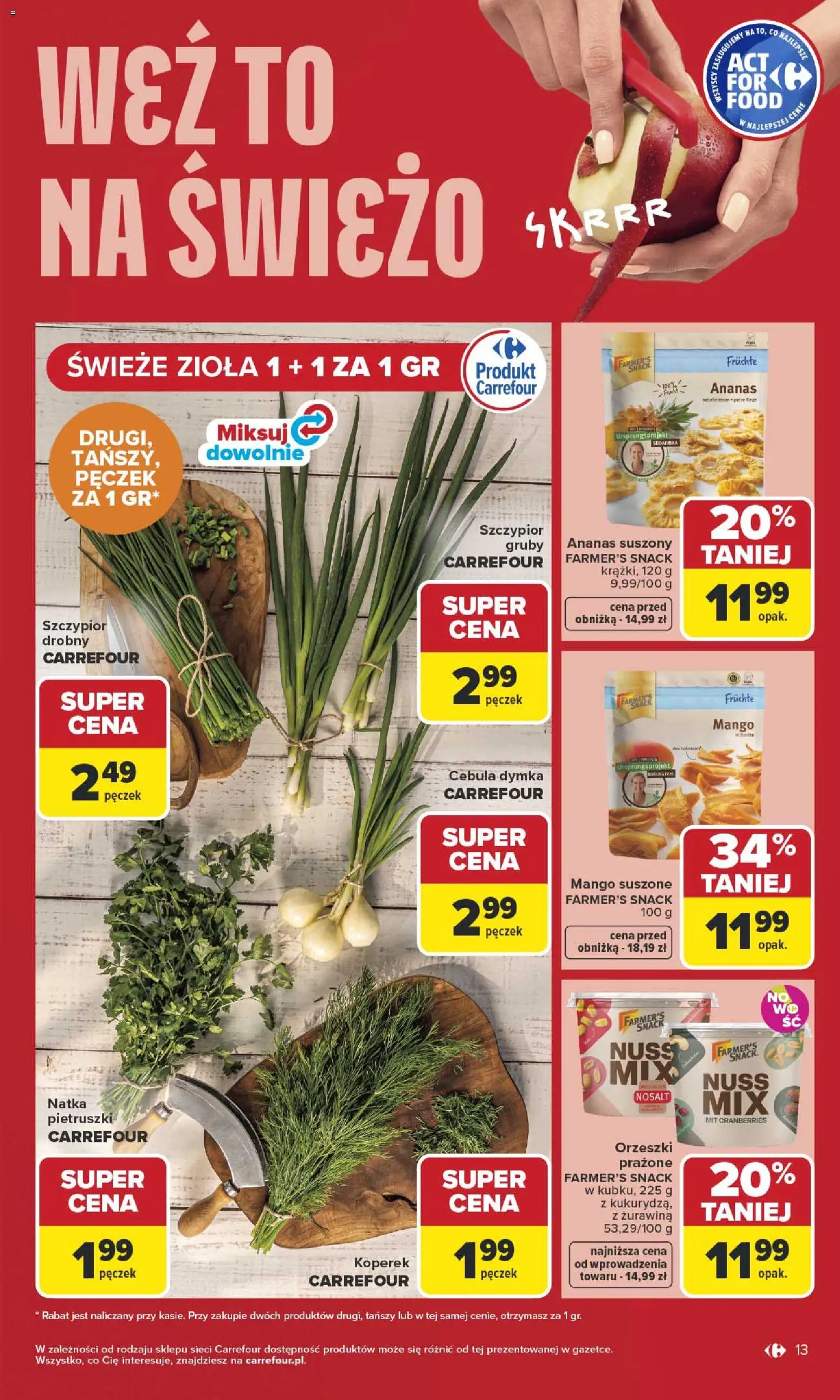 Carrefour gazetka od 27.04.2026 | Strona: 15 | Produkty: Mango, Koperek, Żurawina, Ananas