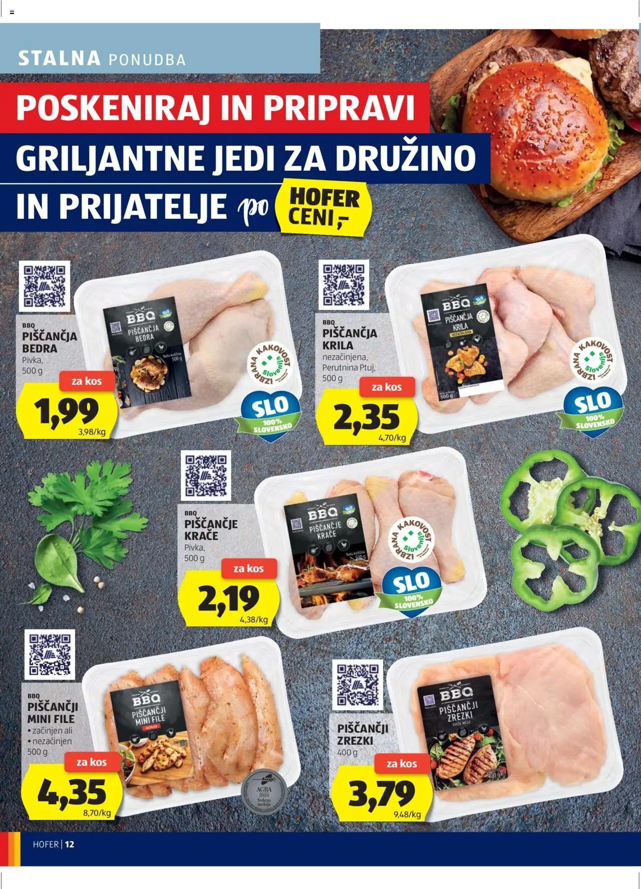 Hofer SI katalog | vrijedi od 11.09.2025 | Stranica: 12 | Proizvodi: Meso
