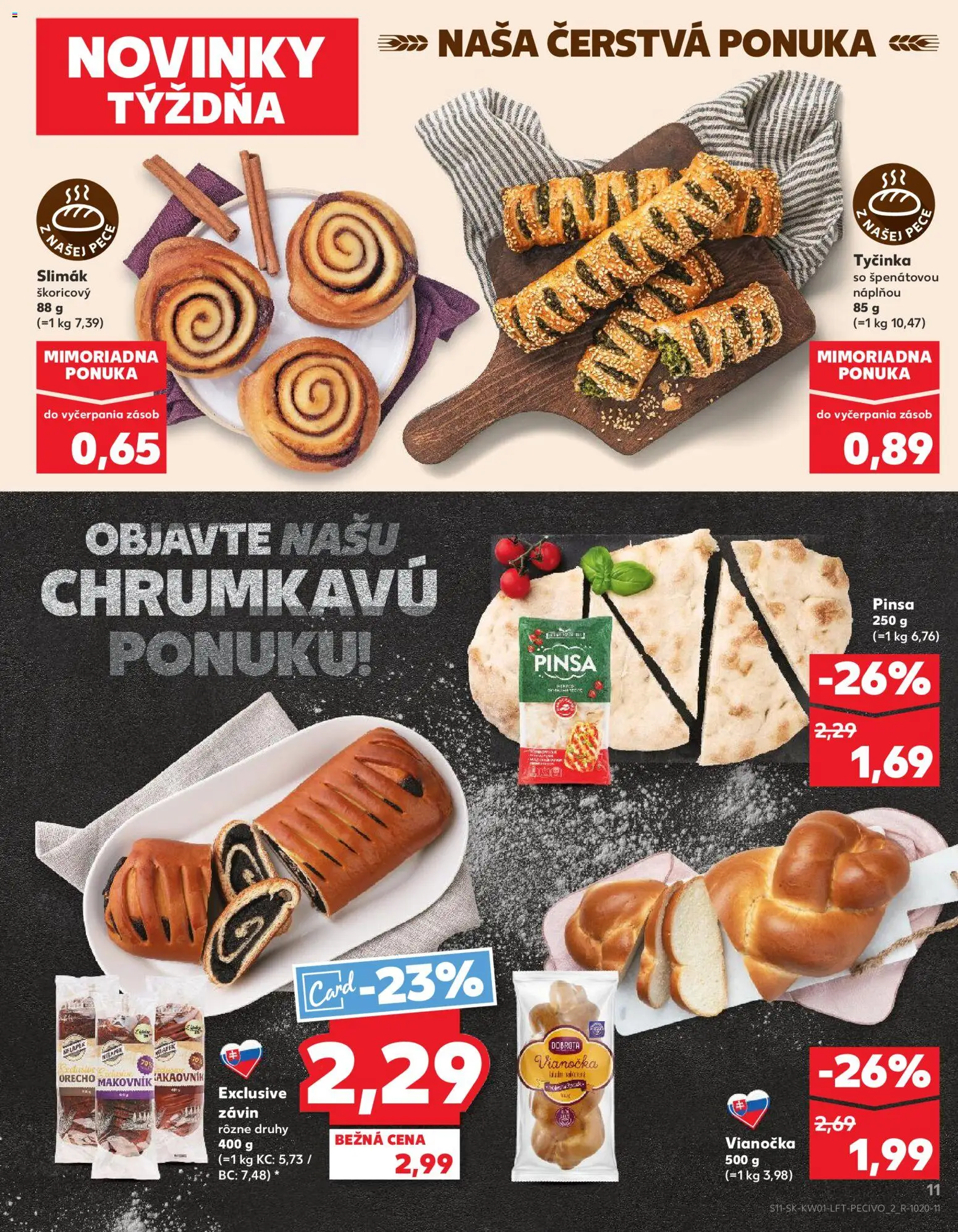 Kaufland SK akciós ujság - amely érvényes a következő dátumtól: 02.01.2026 | Oldal: 11 | Termékek: Só