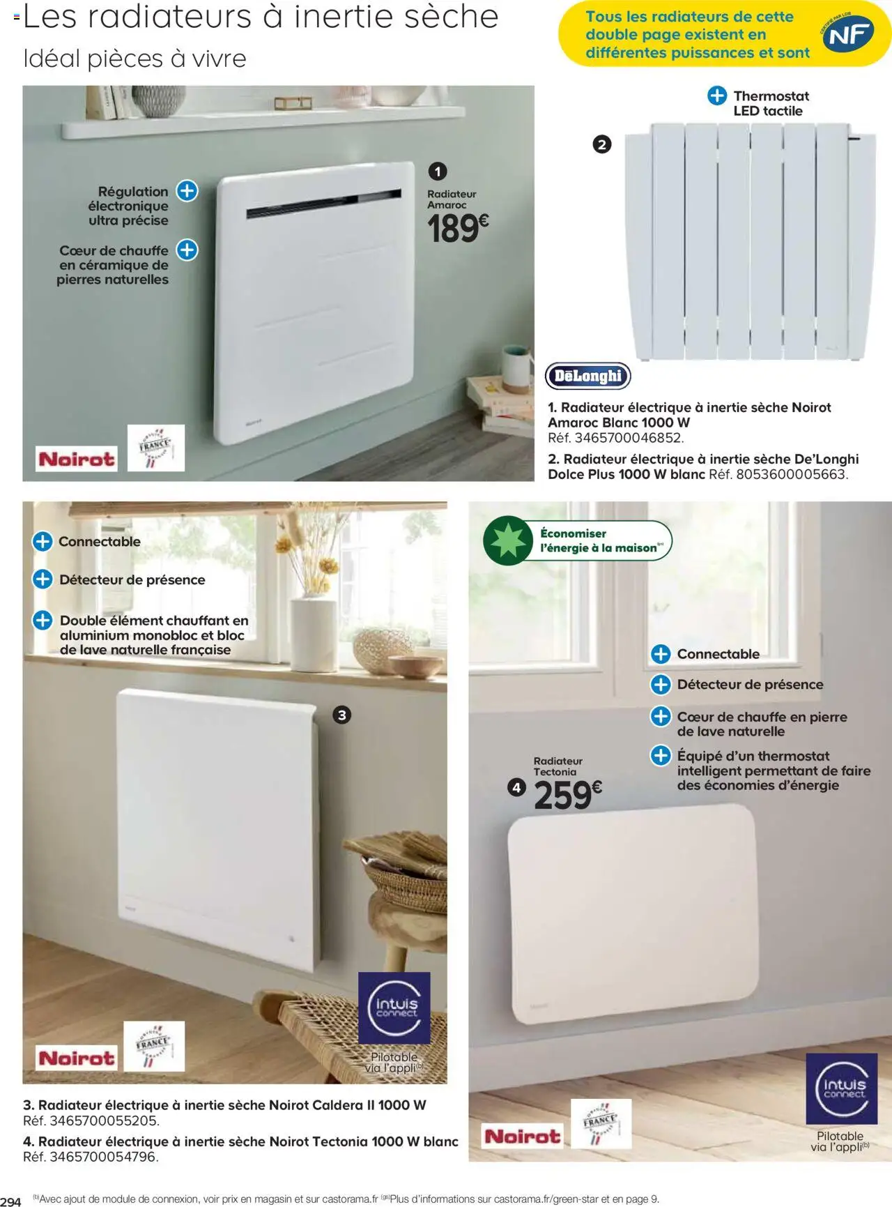 {H1} | Page: 294 | Produits: Delonghi, Radiateur