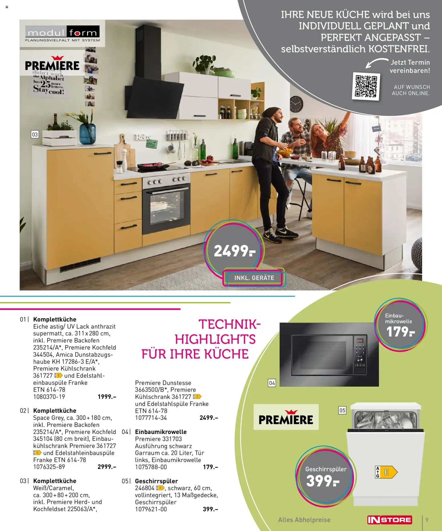 Möbel Martin Prospekt 	 – gültig ab 20.02.2026 | Seite: 9 | Produkte: Herd, Mikrowelle, Kühlschrank, Kochfeld