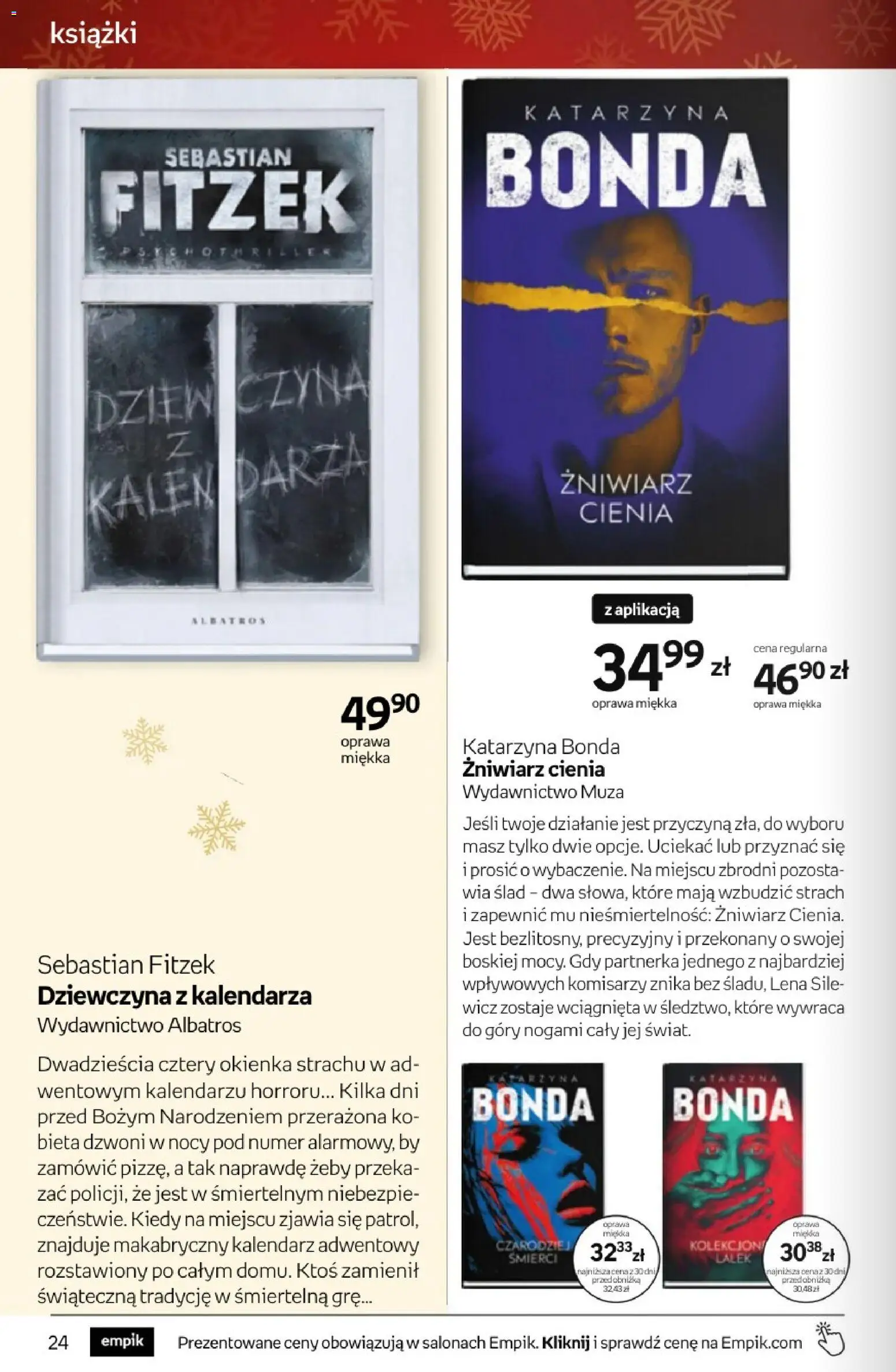 Empik Black Friday od 12.11.2025 | Strona: 24 | Produkty: Kalendarz adwentowy, Kalendarz, Książki