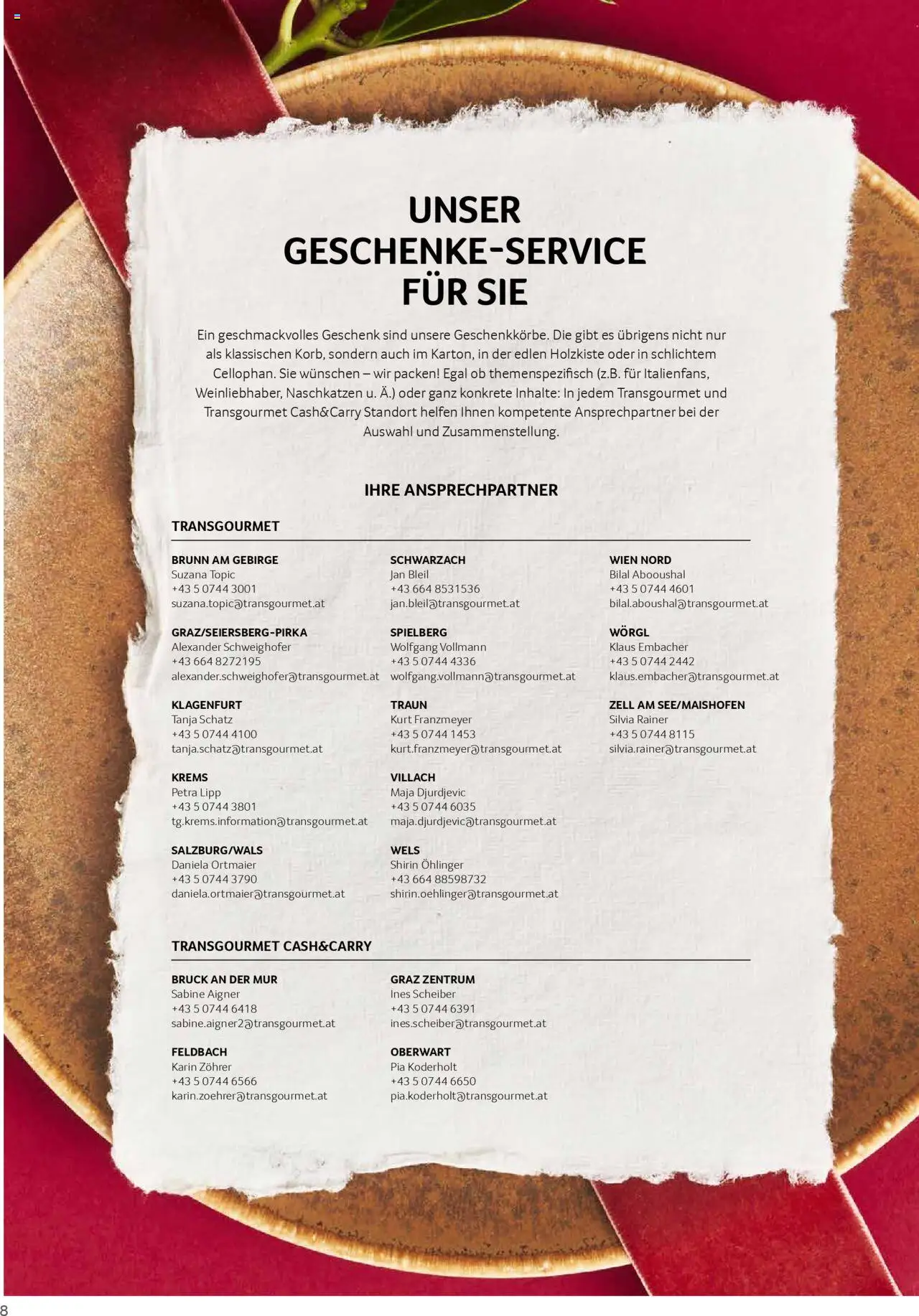 Transgourmet Weihnachtskatalog 2025 gültig ab 13.10.2025 | Seite: 8