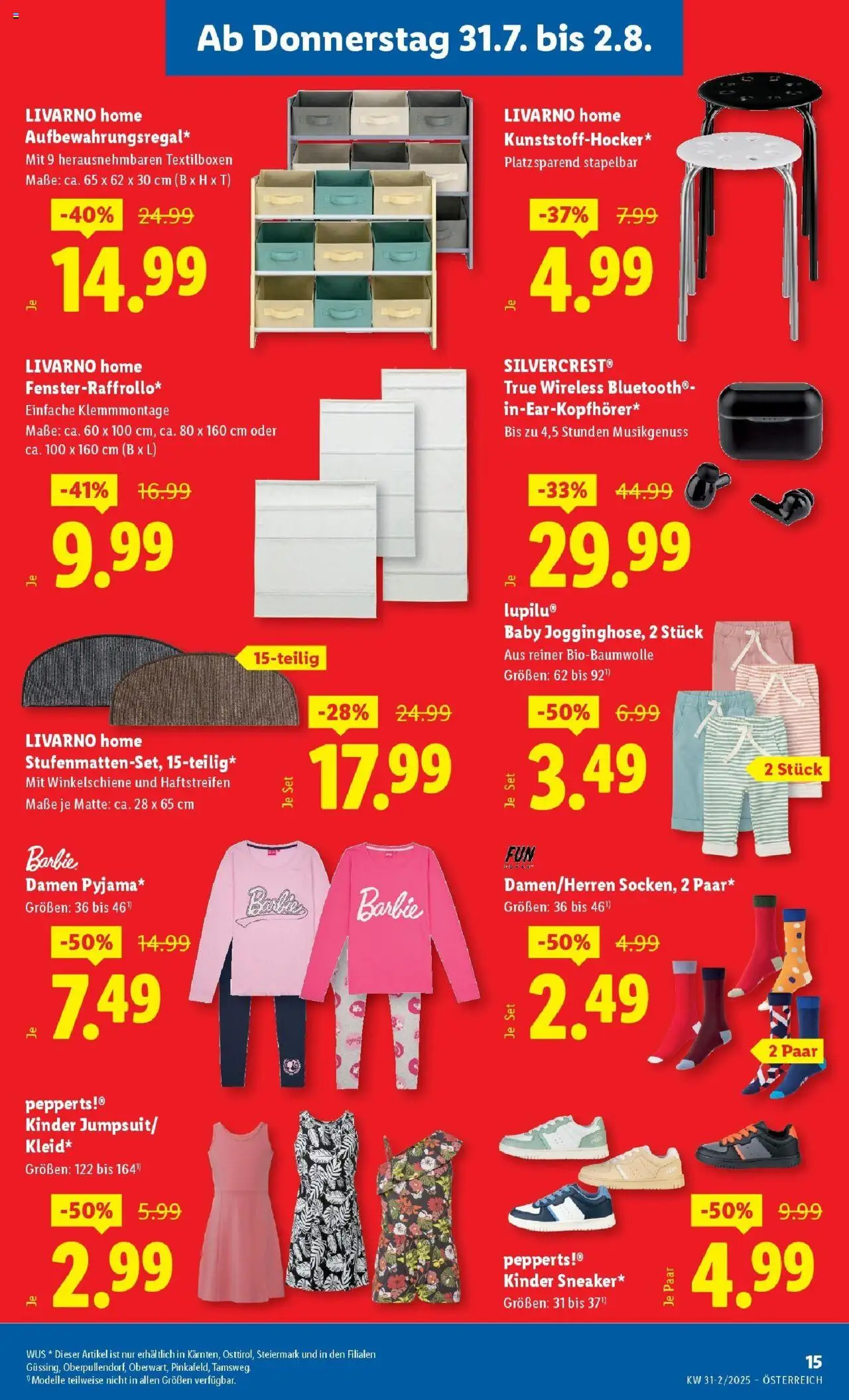 Lidl Flugblatt - Fohnsdorf, Neunkirchen, Graz gültig ab 31.07.2025 | Seite: 17