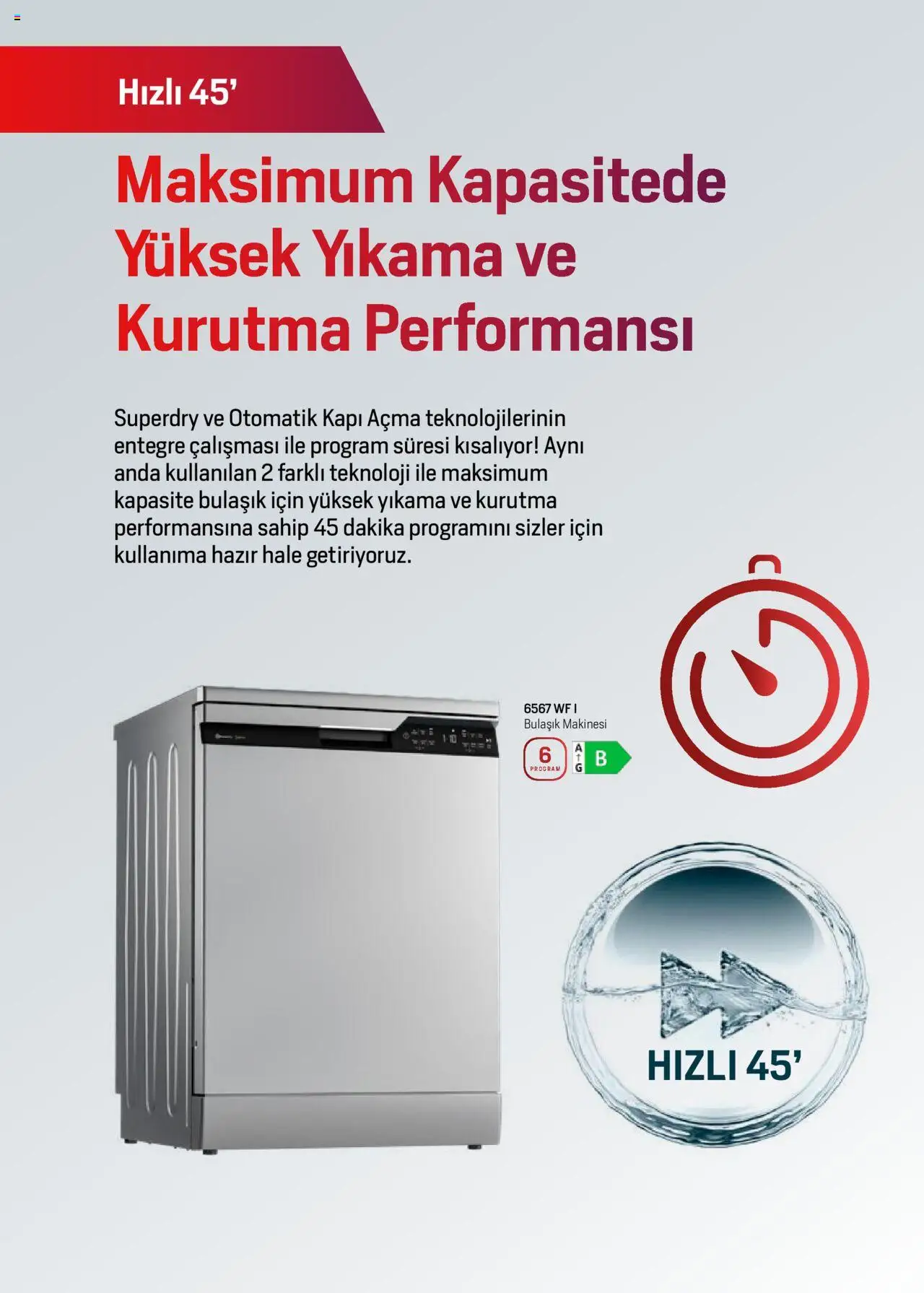 Arçelik Katalog - 01.06.2025 tarihinden itibaren geçerlidir | Sayfa: 51 | Ürünler: Bulaşık makinesi