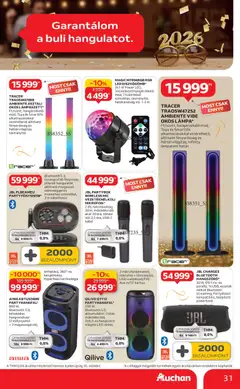 Auchan Akciós újság - amely érvényes a következő dátumtól: 27.12.2025 | Oldal: 31