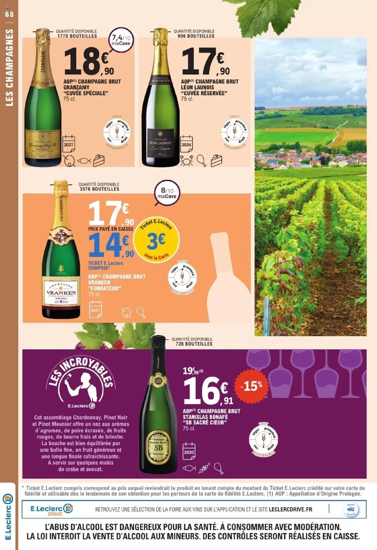  | Page: 68 | Produits: Poire, Champagne brut, Champagne, Beurre