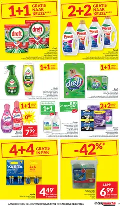 Intermarché folder week 8 - Voorbeeld van een folder van Intermarché, geldig van 17.02.2026 | Pagina: 13 | Producten: Pads, Kaart, Wasmiddel, Wasverzachter