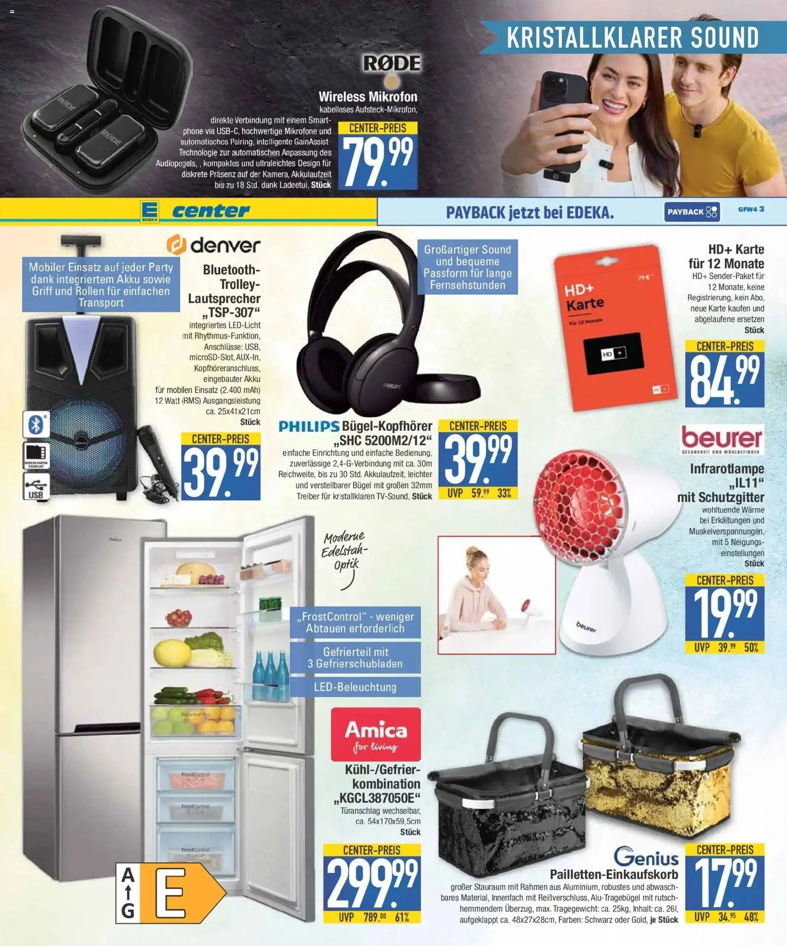 Edeka prospekt Krumbach	 – gültig ab 26.01.2026 | Seite: 14 | Produkte: Mikrofon, Philips, Lautsprecher, Smartphone