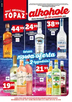 Topaz Gazetka alkoholowa od 15.09.2025 | Strona: 3 | Produkty: Limonka, Red label, Wino, Carlo Rossi