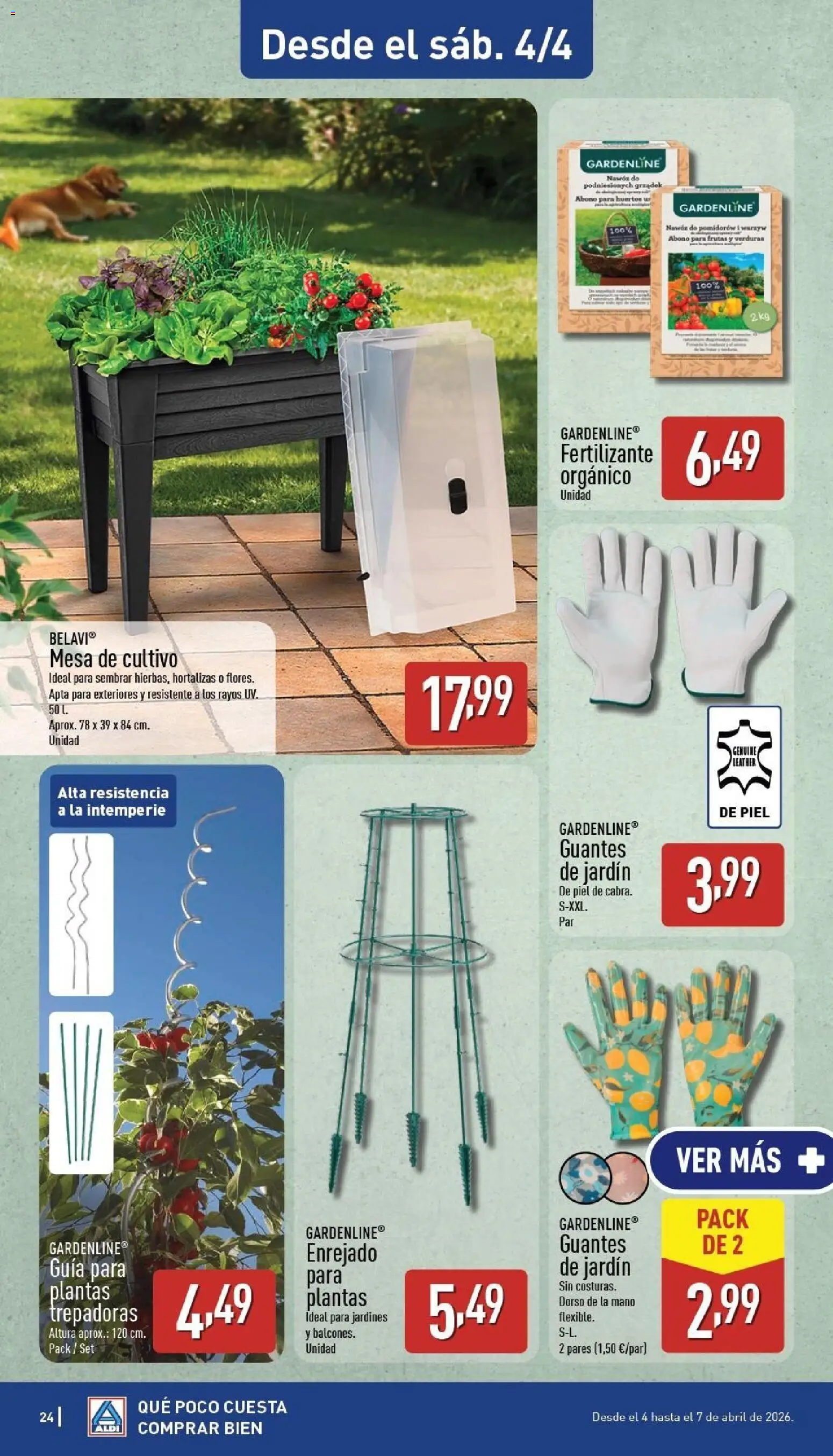 Aldi folleto Canarias │ válido desde el 30.03.2026 | Página: 24 | Productos: Guantes, Mesa