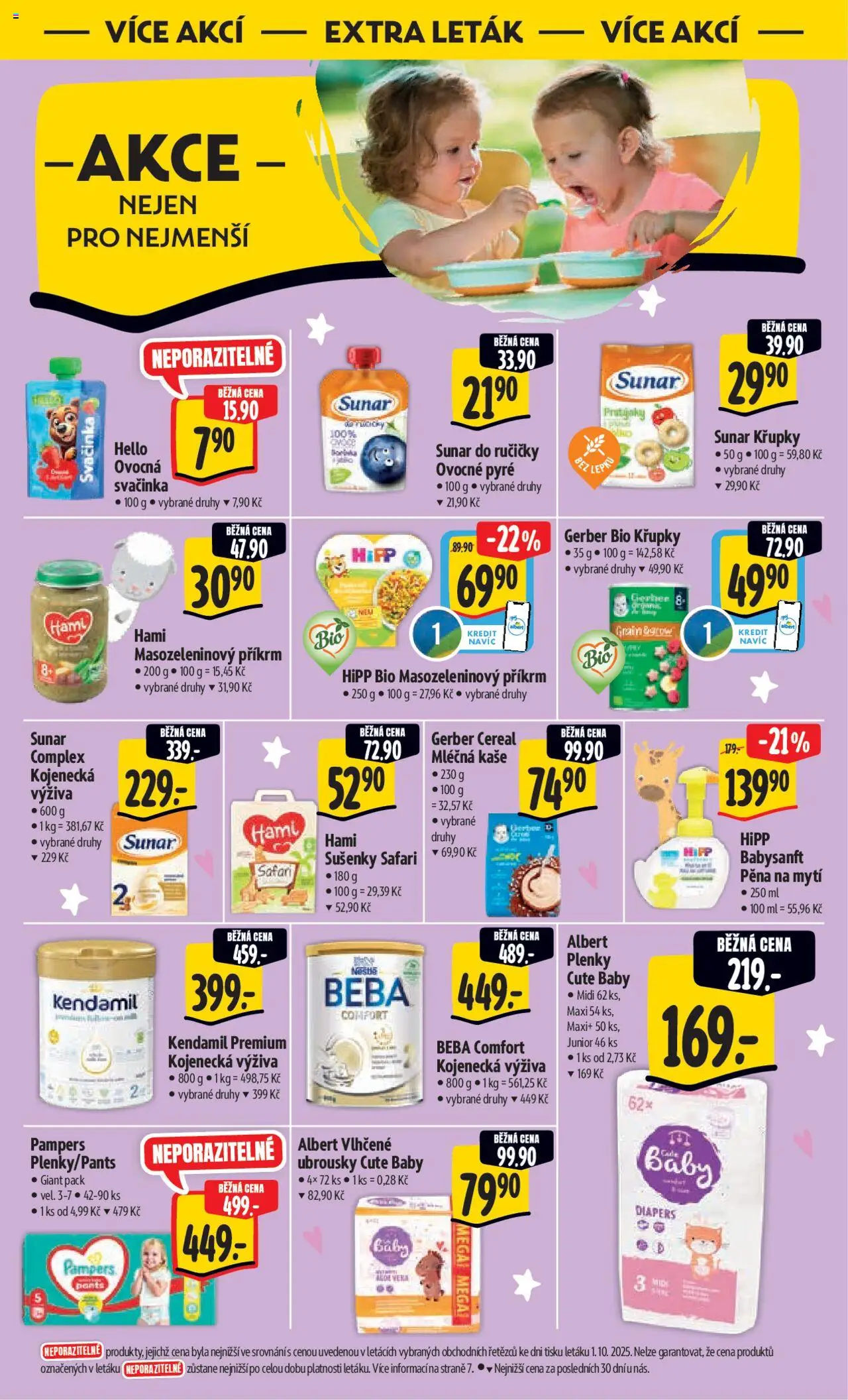 Albert leták - Hypermarket od 08.10.2025 | Strana: 49 | Produkty: Beba, Kaše, Plenky, Sušenky