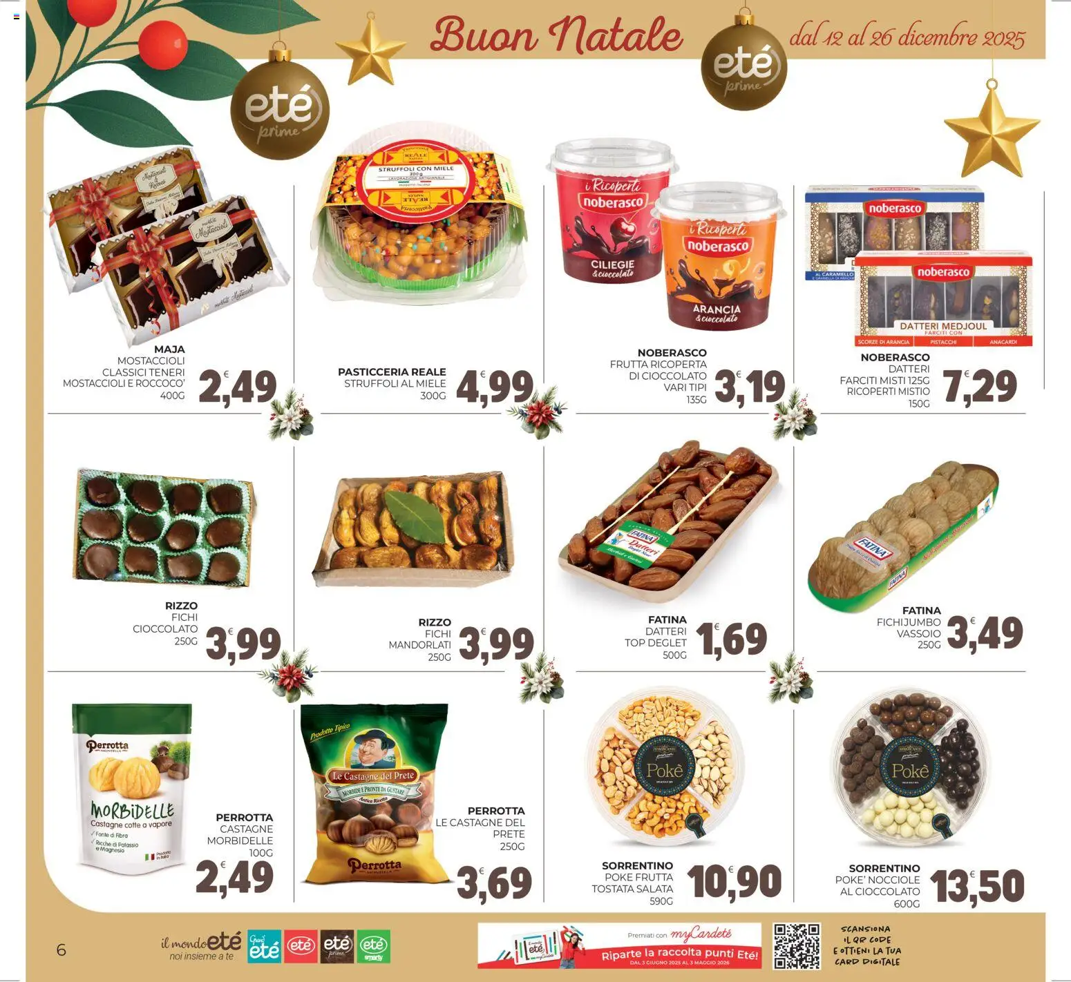 Volantino Eté del 12.12.2025 | Pagina: 6 | Prodotti: Frutta, Top, Arancia, Vassoio