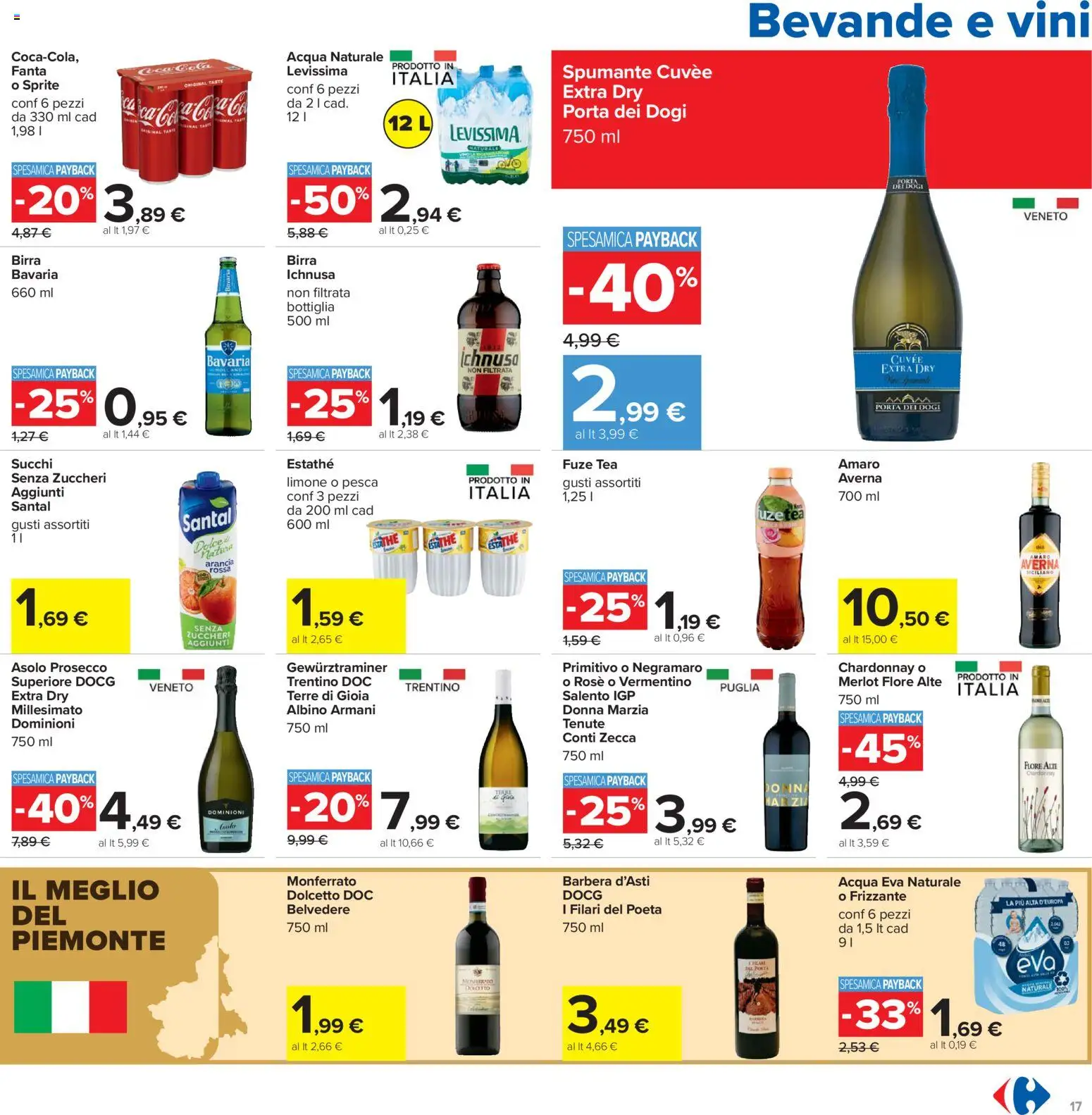 Volantino Carrefour del 07.04.2026 | Pagina: 17 | Prodotti: Pesca, Fanta, Arancia, Bottiglia