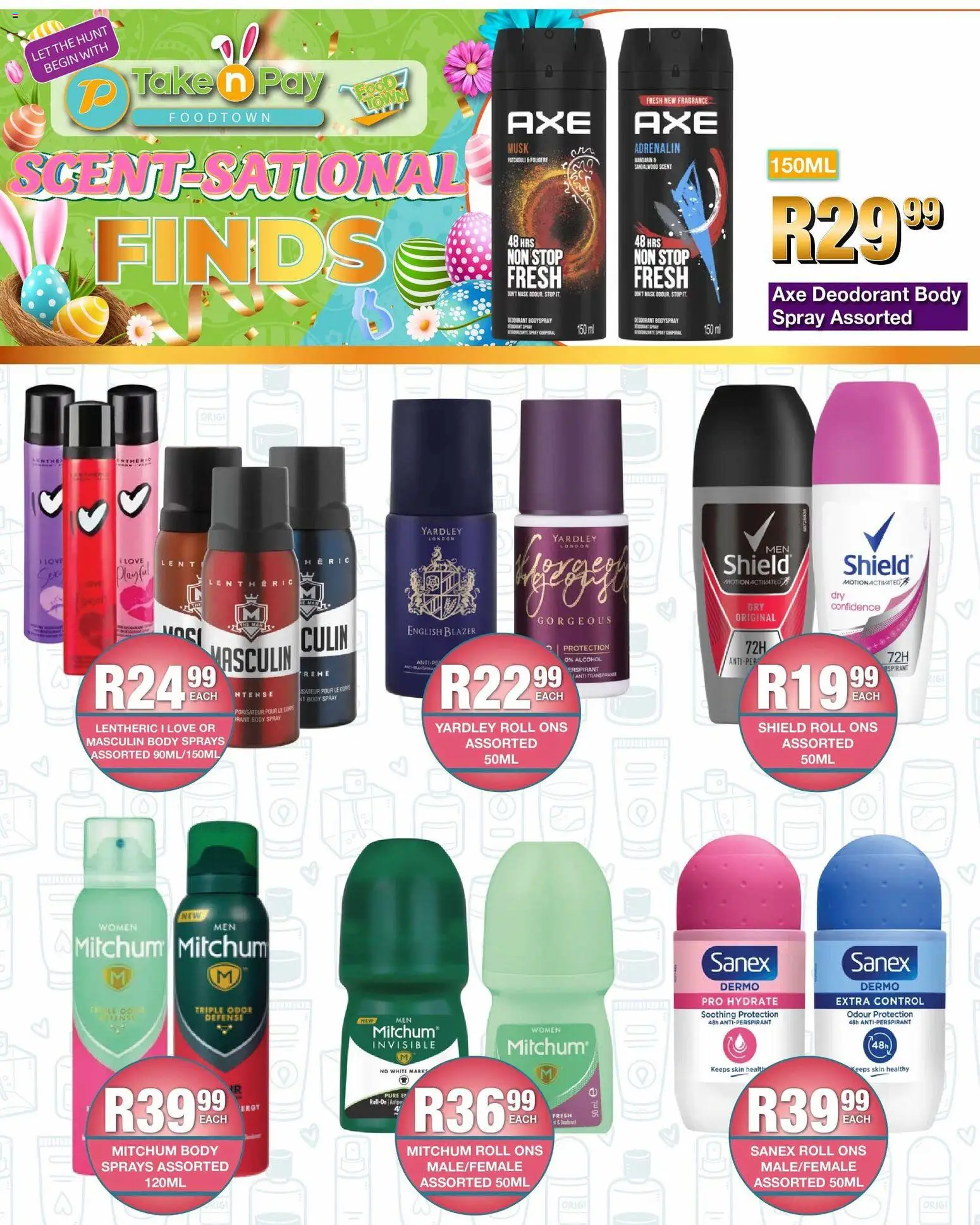 New Take n Pay catalogue – valid from 23.03.2026 | Page: 29 | Products: Blazer, Body spray, Fragrance, Deodorant