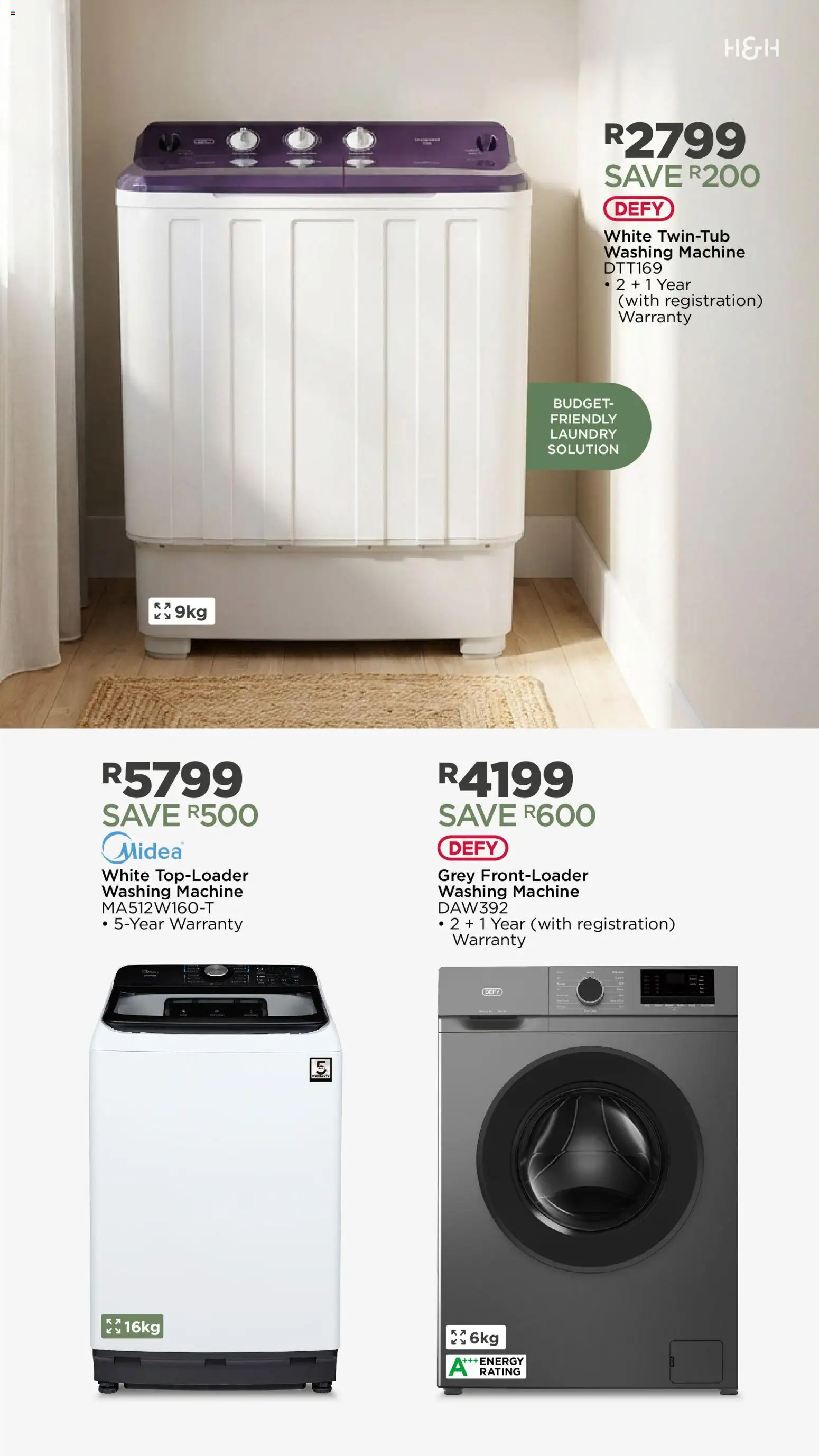 New House and Home catalogue – valid from 05.01.2026 | Page: 15 | Products: Washing machine