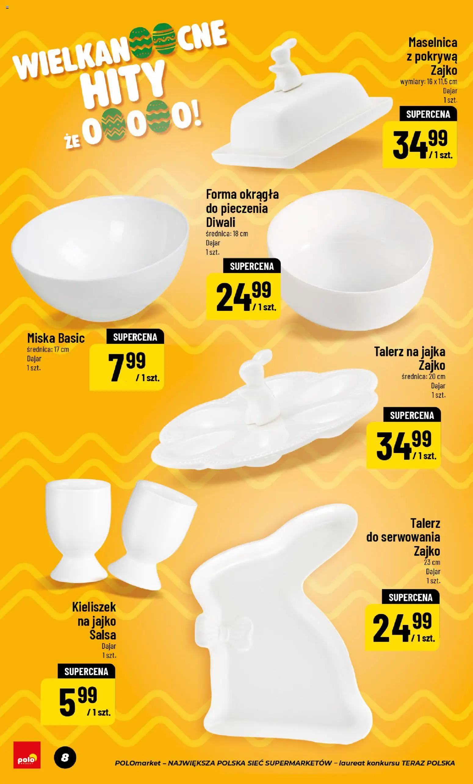 POLOmarket gazetka - Wielkanoc od 06.03.2026 | Strona: 8 | Produkty: Jajka