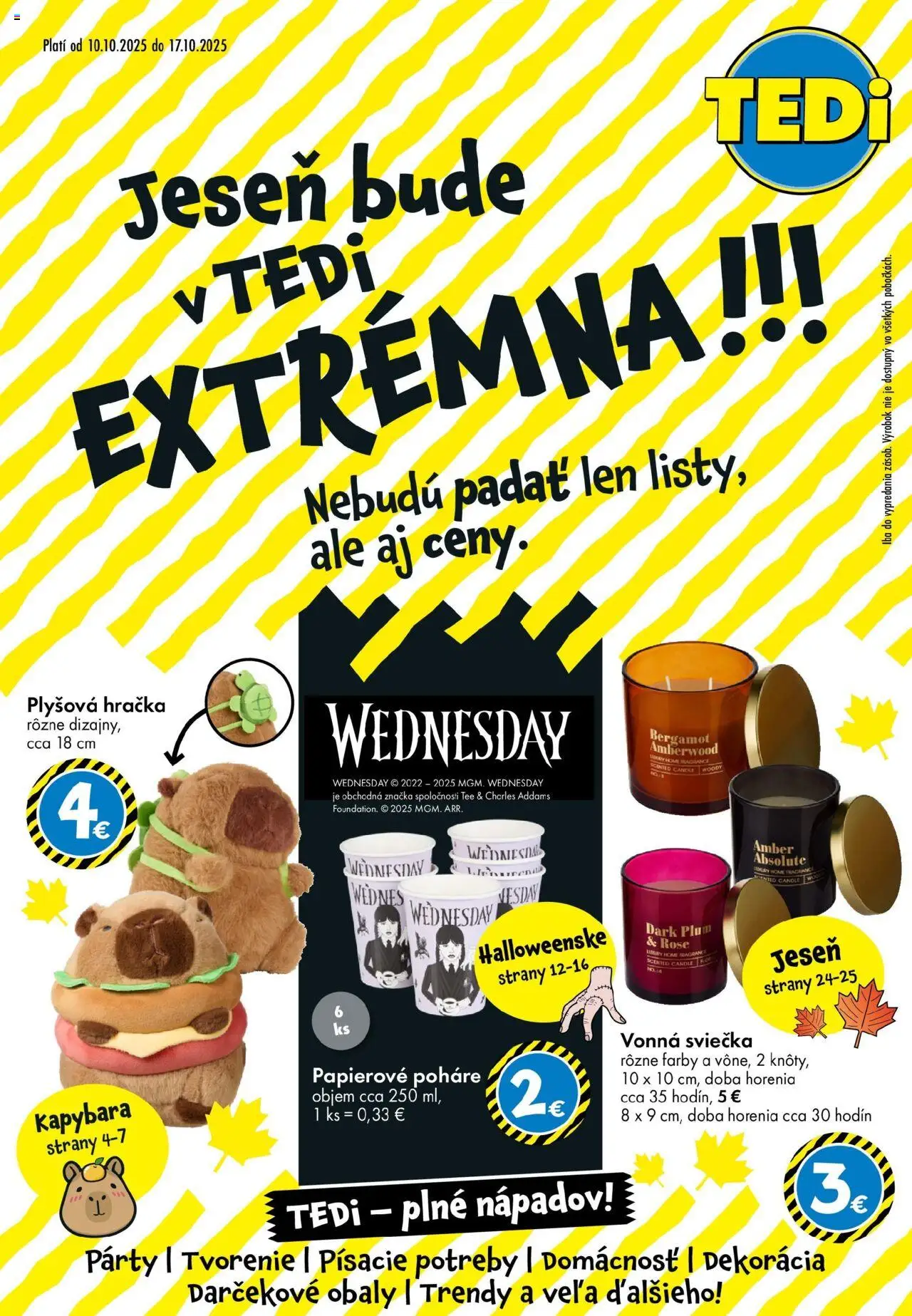 Nové TEDi akcie – leták je platný od 10.10.2025 | Strana: 1