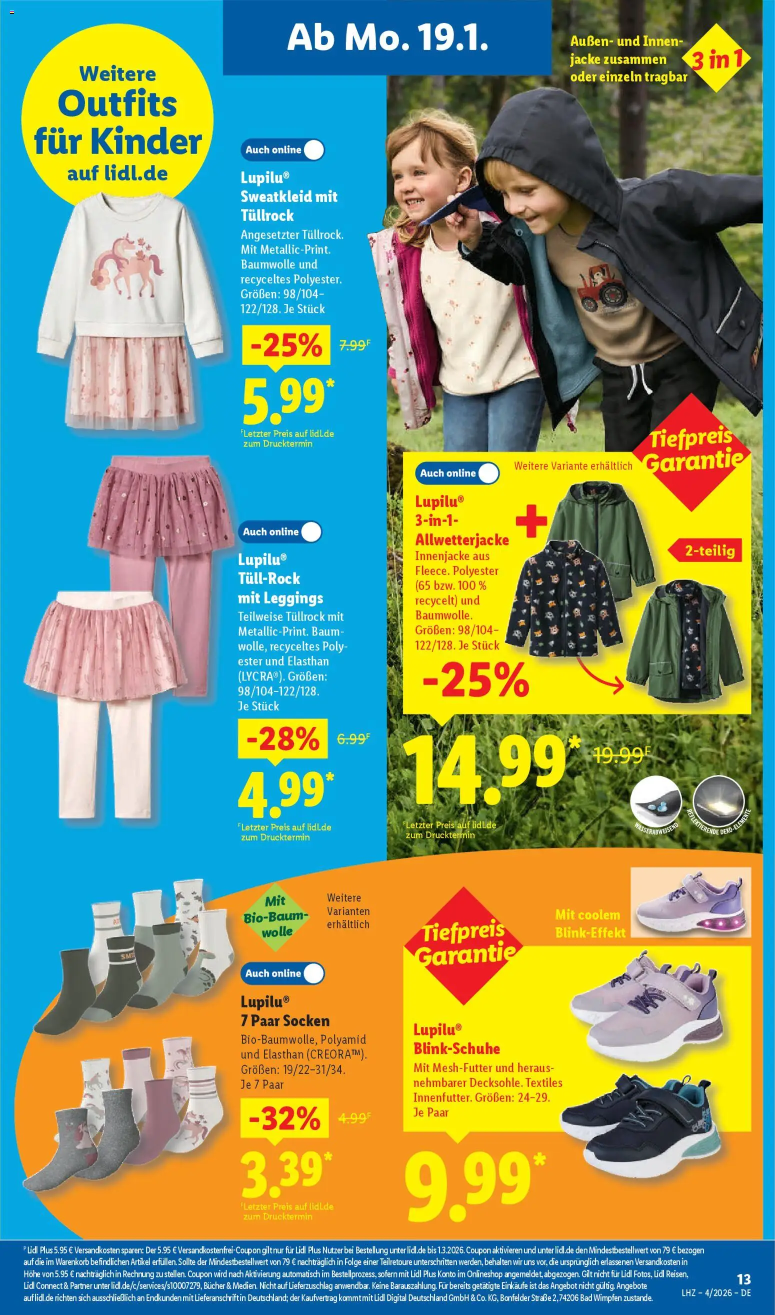 Lidl Prospekt Nagold – gültig ab 19.01.2026 | Seite: 23 | Produkte: Bad, Jacke, Socken, Leggings