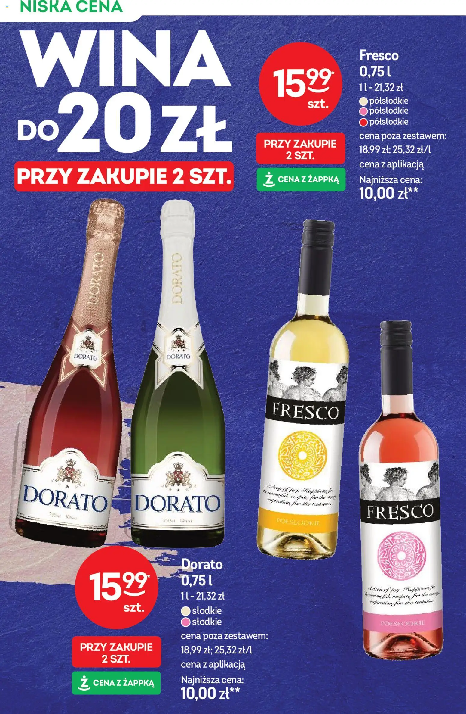 Żabka gazetka - Katalog win od 15.04.2026 | Strona: 4 | Produkty: Fresco