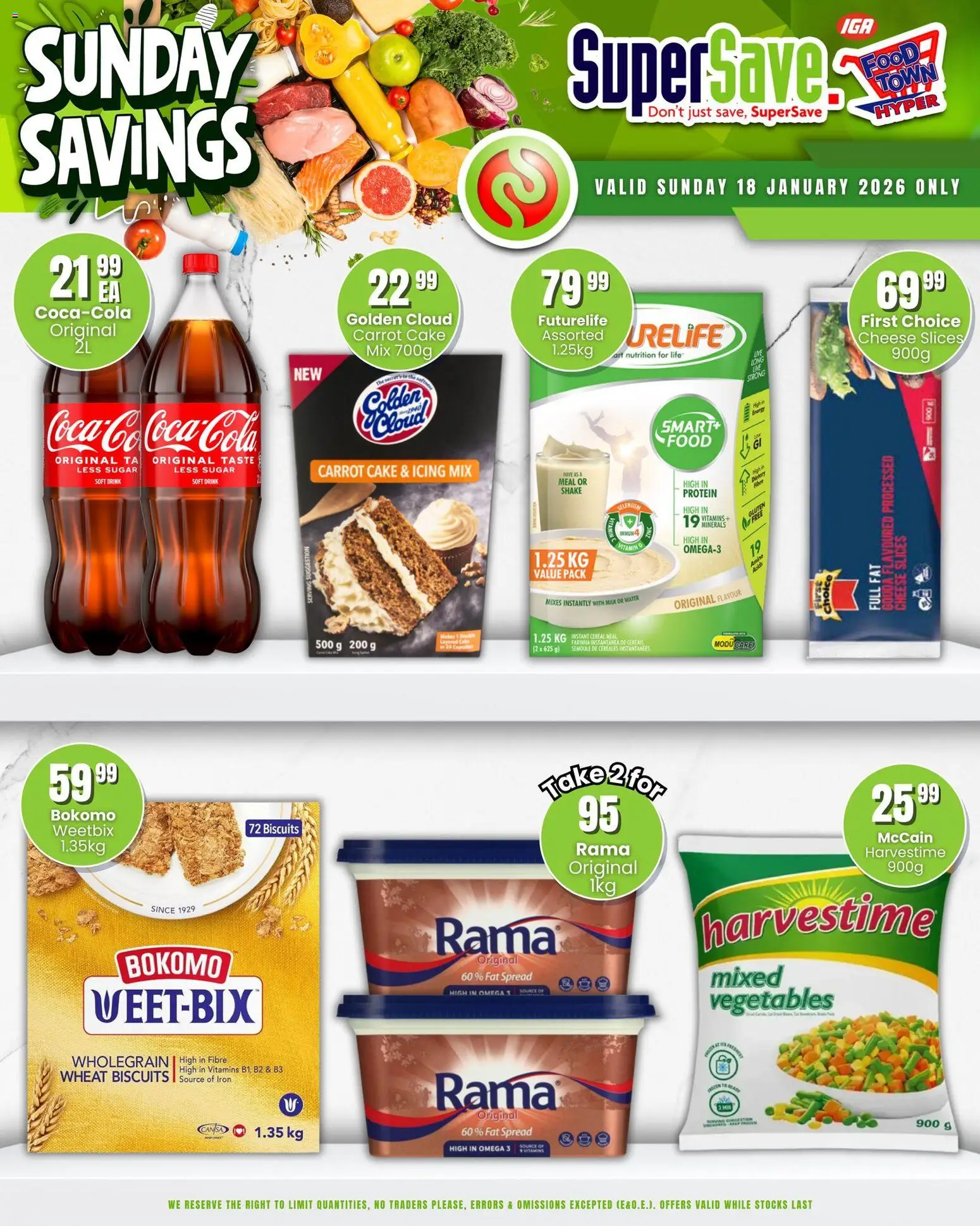 New Super Save catalogue – valid from 18.01.2026 | Page: 2 | Products: Art, Milk, Cheese, Sugar