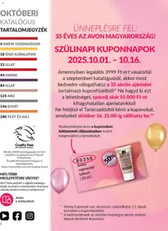 Katalógus AVON 2025 októberi - amely érvényes a következő dátumtól: 01.10.2025 | Oldal: 4