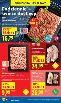 Mięso mielone z łopatki wieprzowej i wołowej, porcja rodzinna, Mielone mięso wieprzowe i wołowe, porcja rodzinna od 11.09.2025 | Strona: 24 | Produkty: Kurczak, Mięso, Mięso mielone, Kurczak zagrodowy