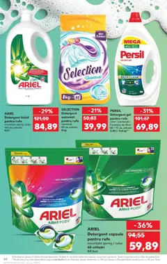 Kaufland RO - București - amely érvényes a következő dátumtól: 15.10.2025 | Oldal: 64 | Termékek: Ariel, Persil