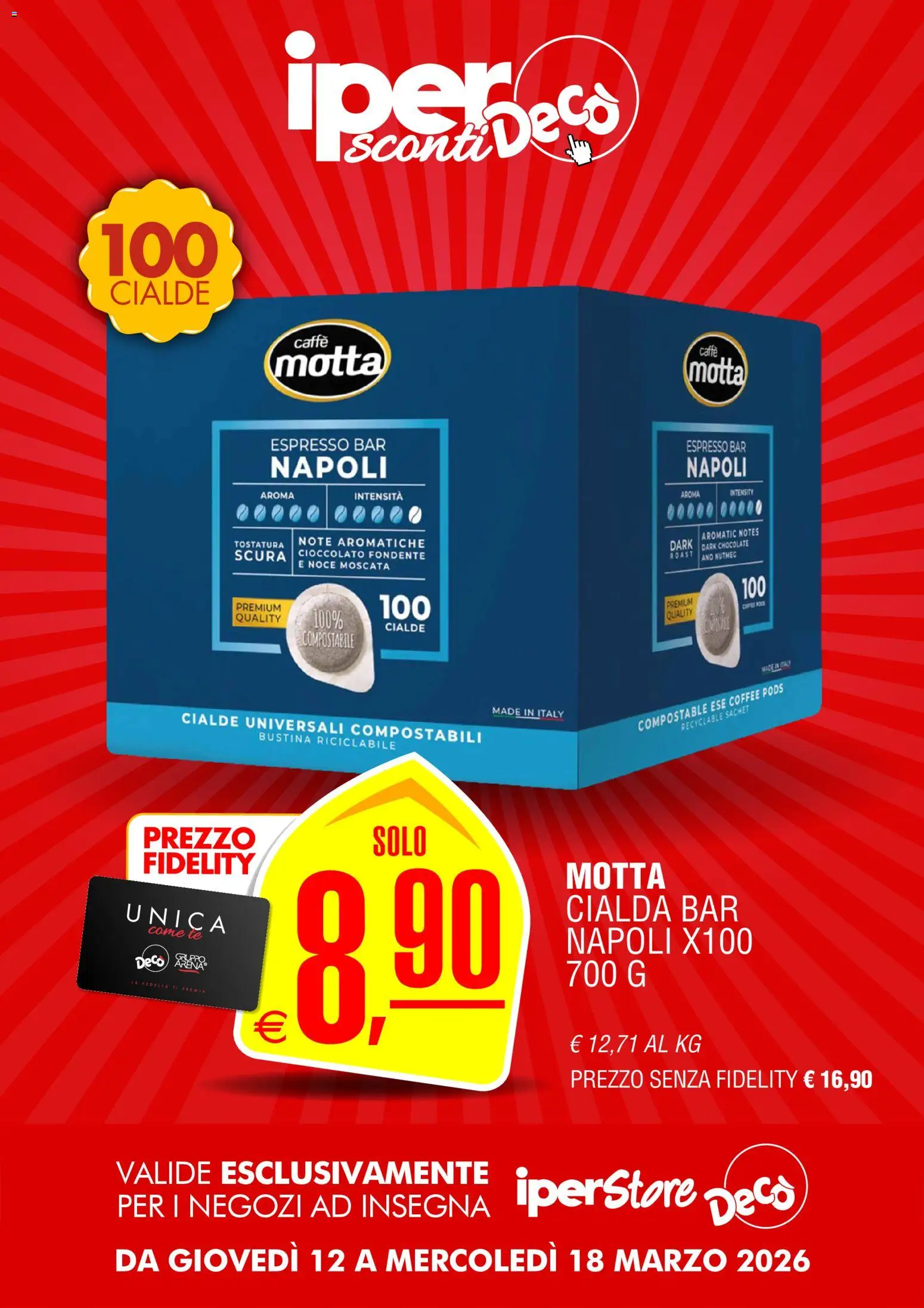 Volantino Decò del 12.03.2026 | Pagina: 3 | Prodotti: Caffè, Cioccolato, Tè