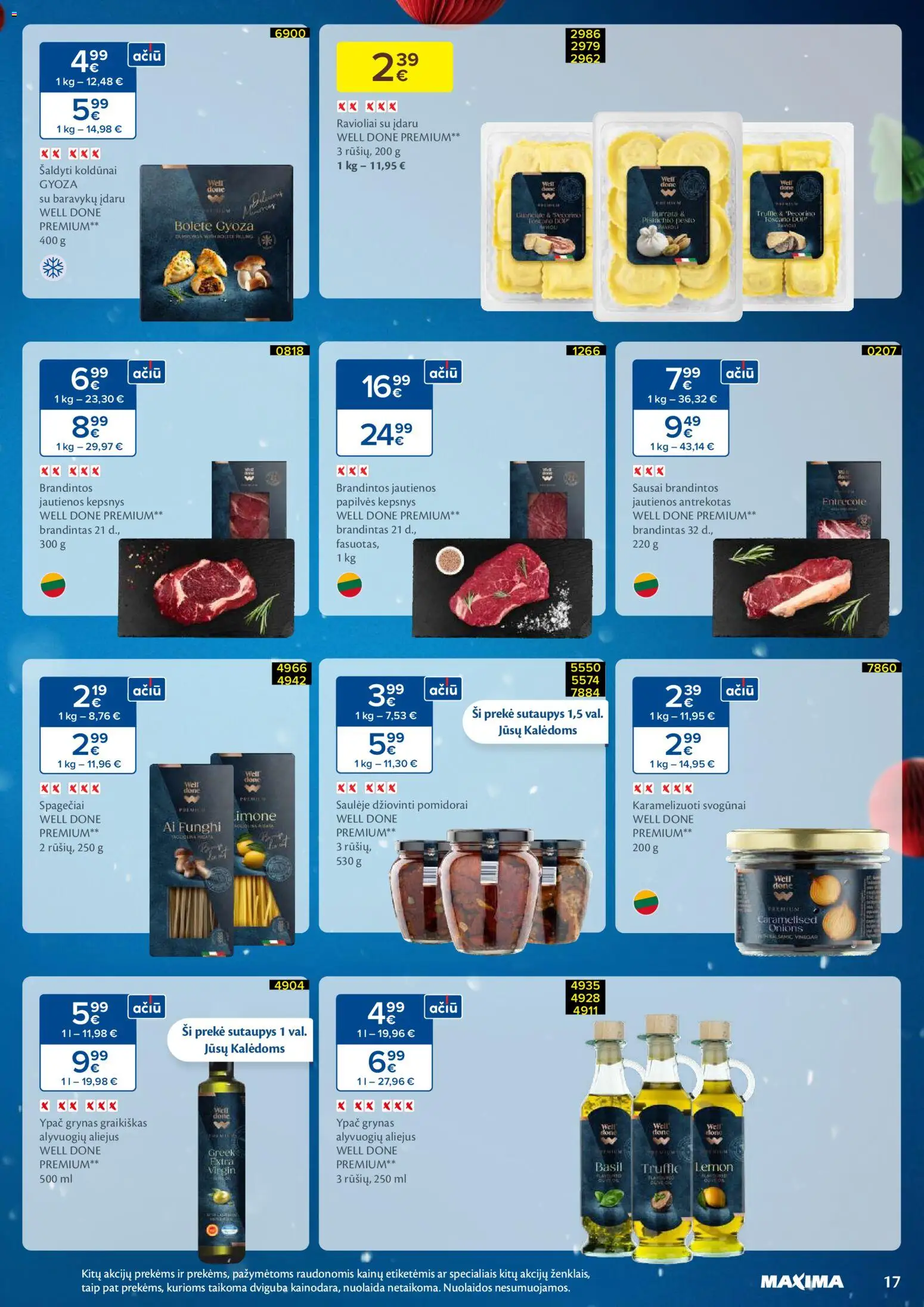 MAXIMA akcijos nuo 04.11.2025 | Puslapis: 17 | Prekių: Aliejus, Alyvuogių aliejus, Pomidorai, Saulėje džiovinti pomidorai