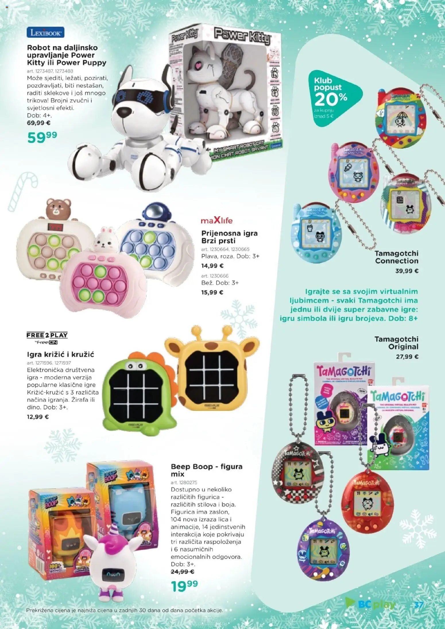 Baby Center katalog | vrijedi od 01.11.2025 | Stranica: 37 | Proizvodi: Robot, Igra