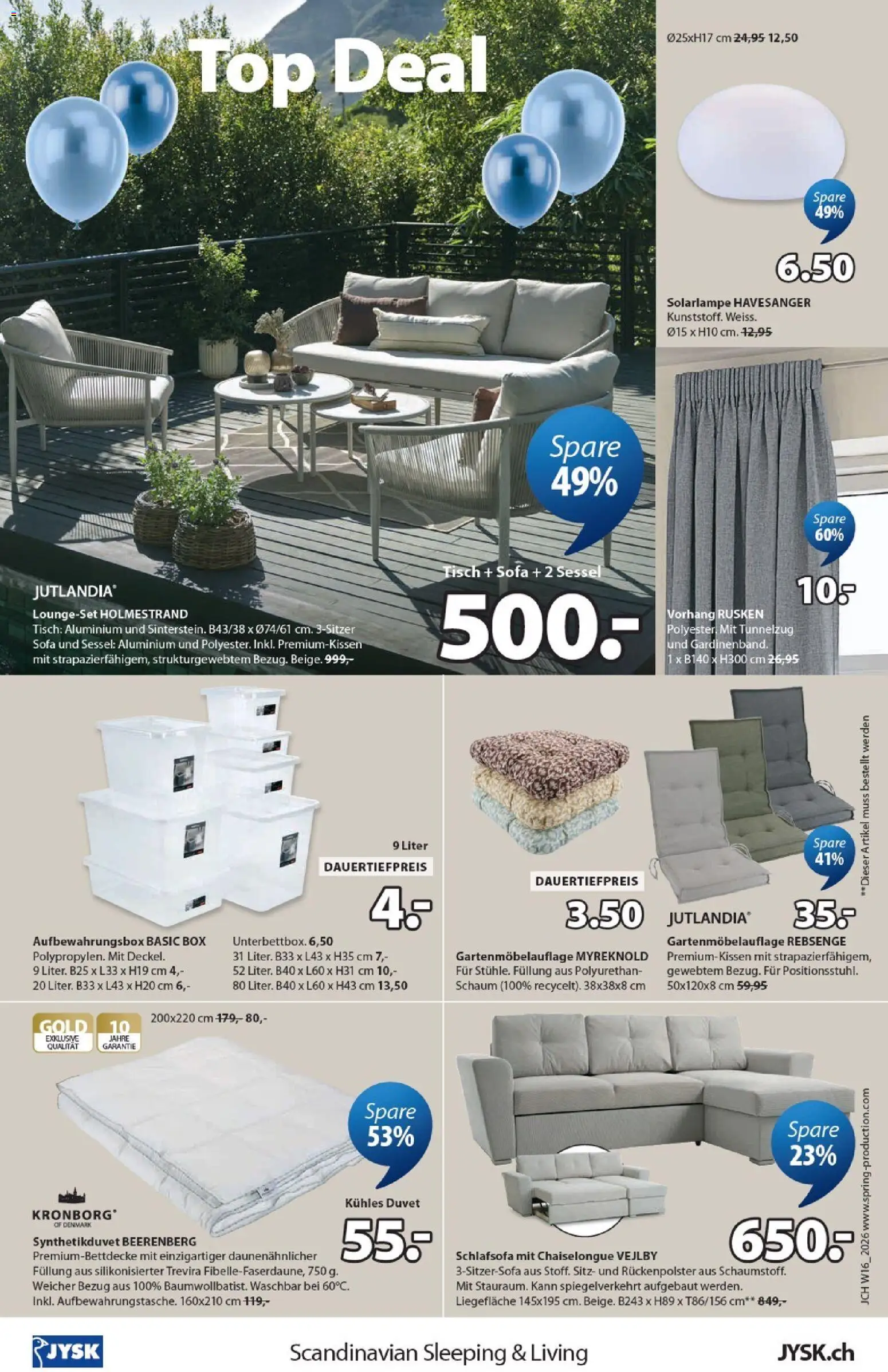 JYSK aktionen – gültig ab 14.04.2026 | Seite: 16 | Produkte: Sofa, Sessel, Top, Schlafsofa
