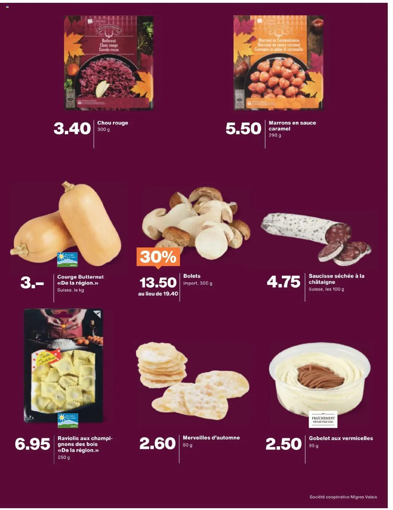 Migros Magazin FR – gültig ab 29.09.2025 | Seite: 39 | Produkte: Rouge, Champignons