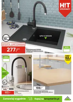 Pogląd oferty "Leroy Merlin Gazetka" - ważna od 28.01.2026 | Strona: 17 | Produkty: Bateria, Blat kuchenny