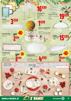 E.leclerc katalog akcije – veljaven od 03.12.2025 | Stran: 39 | Izdelki: Pribor, Skodelica, Kos, Goba