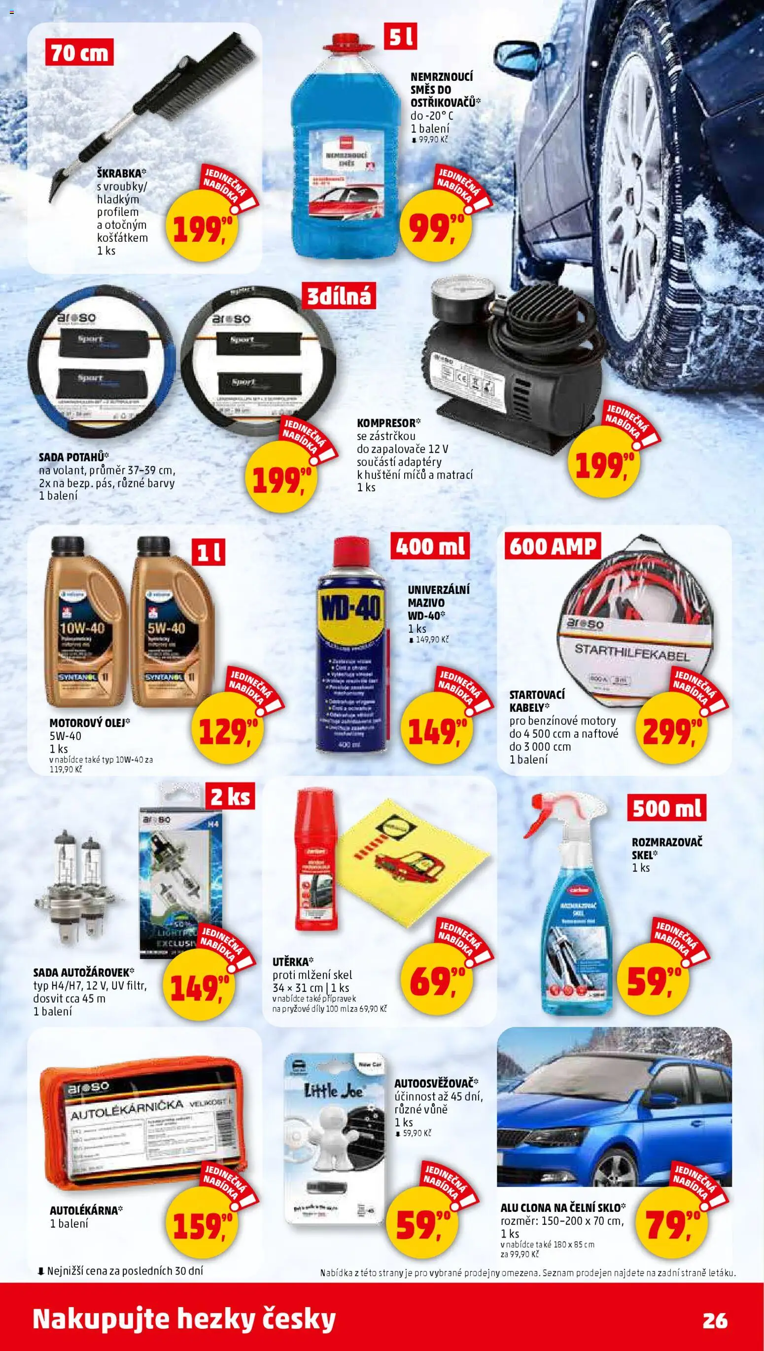 Penny Market leták - Čtvrtečník od 02.01.2026 | Strana: 26 | Produkty: Barvy, Autolékárnička