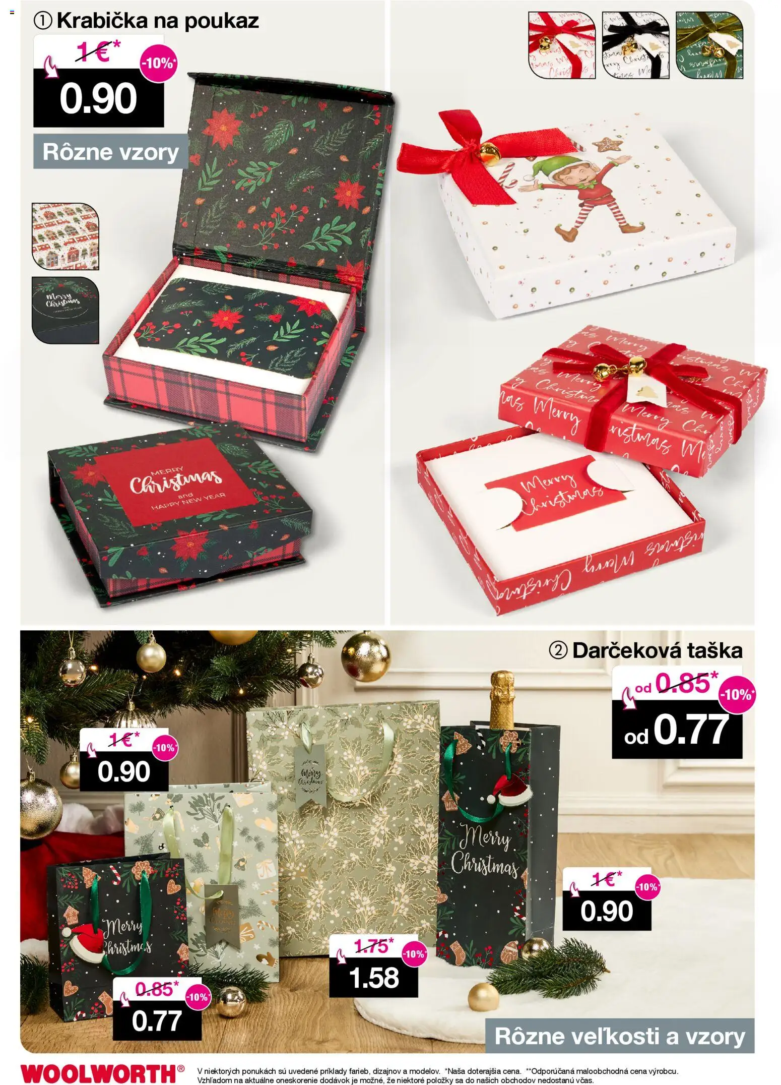 Nové Woolworth akcie – leták je platný od 05.12.2025 | Strana: 13 | Produkty: Taška
