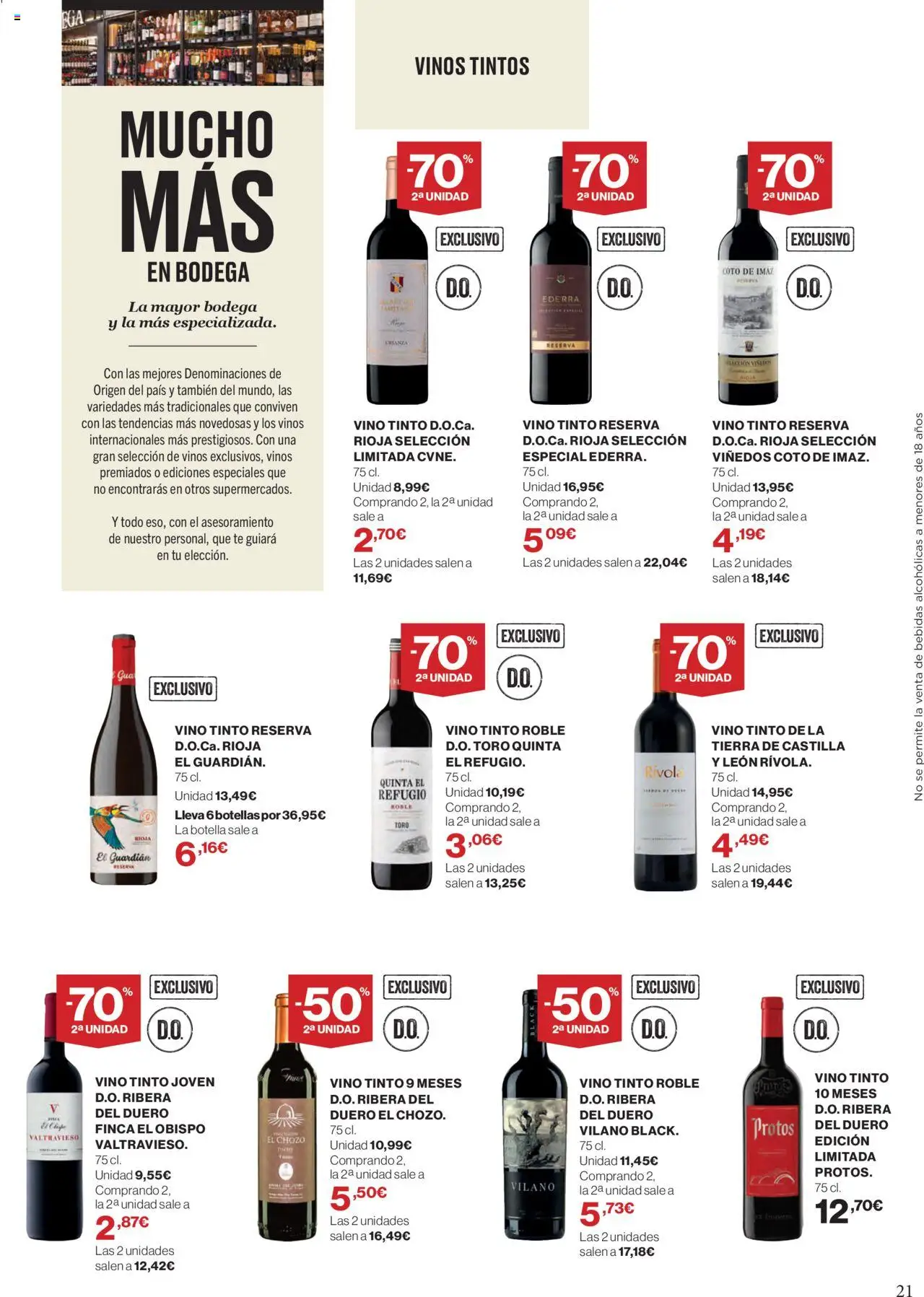Supercor Canarias │ válido desde el 11.09.2025 | Página: 21 | Productos: Vino, Té