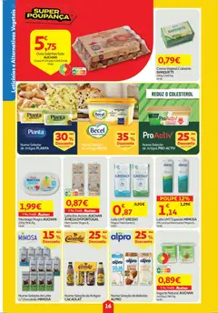 Pré-visualização Auchan folheto válido de 02.04.2026 | Página: 16 | Produtos: Soja, Manteiga, Ovos, Chocolate