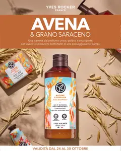 Anteprima del volantino Yves Rocher Avena catalogo valido a partire dal 24.10.2025