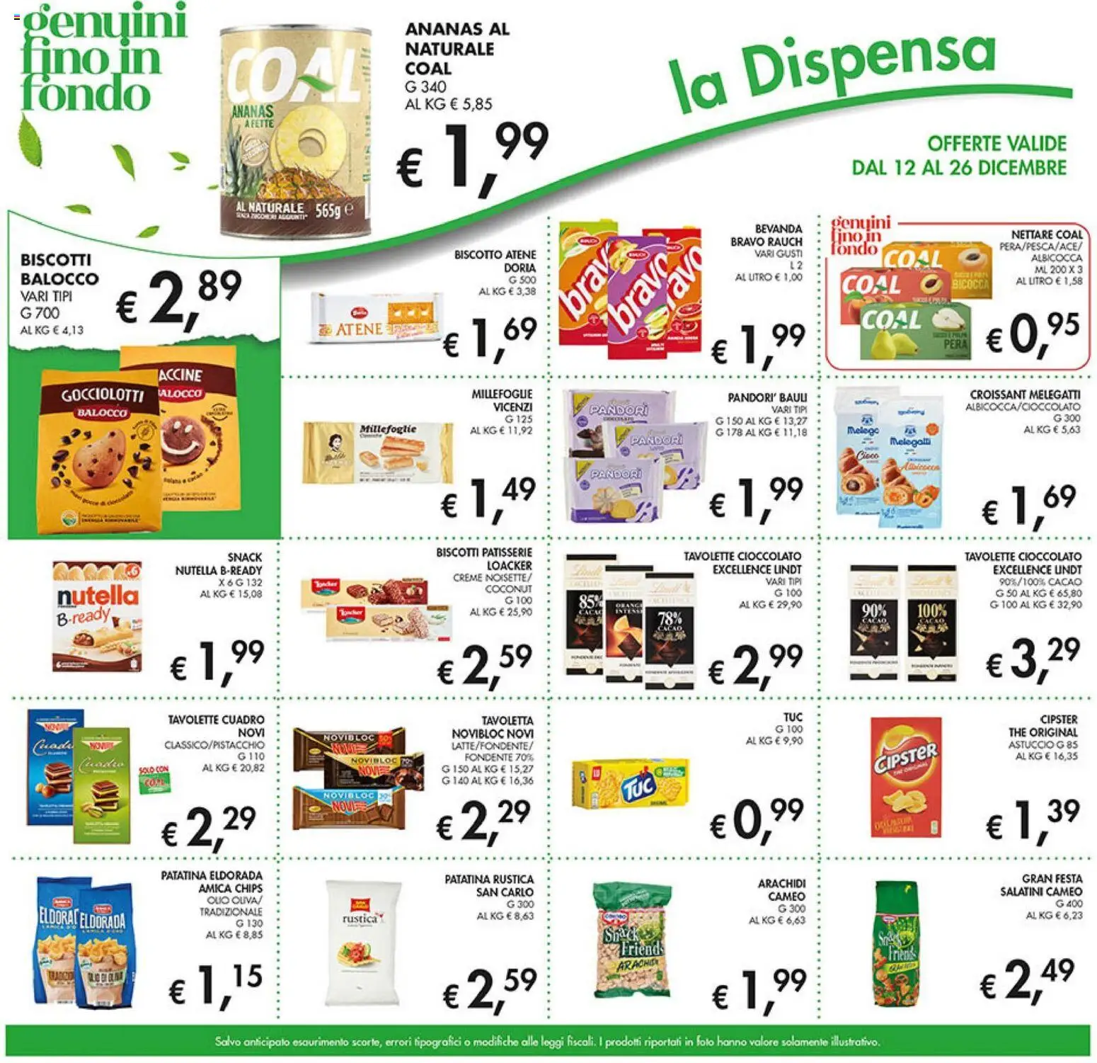 Volantino Coal del 12.12.2025 | Pagina: 21 | Prodotti: Cioccolato, Biscotti, Pera, Croissant
