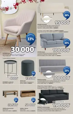 JYSK - Aktuális ajánlatok - amely érvényes a következő dátumtól: 22.10.2025 | Oldal: 6 | Termékek: Plüss, Fotel, Dohányzóasztal, Puff