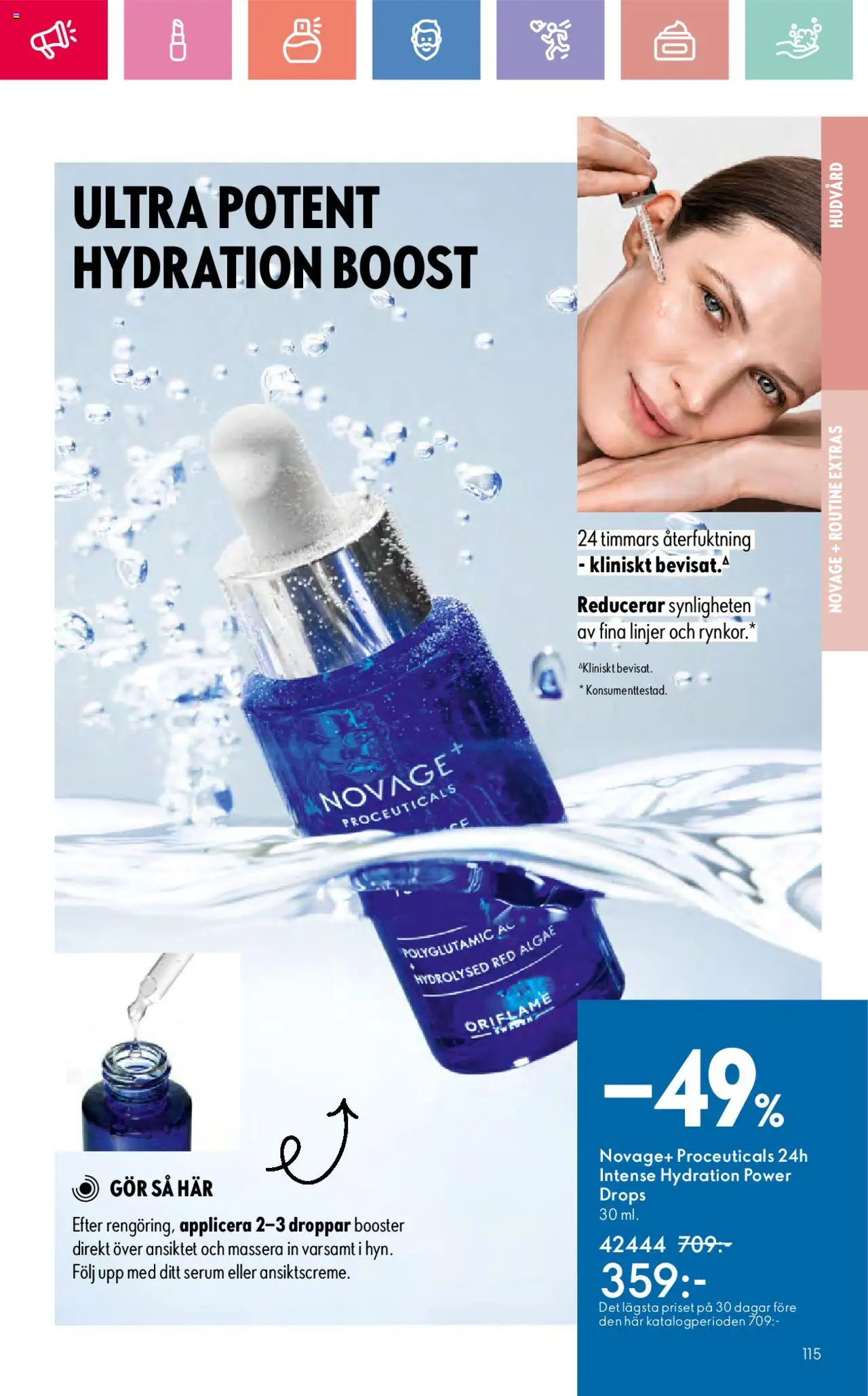 Oriflame reklamblad aktuell från 03.08.2025 | Sida: 115 | Produkter: Serum