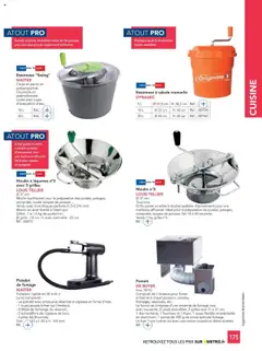  | Page: 175 | Produits: Salade, Essoreuse à salade, Panier, Poisson